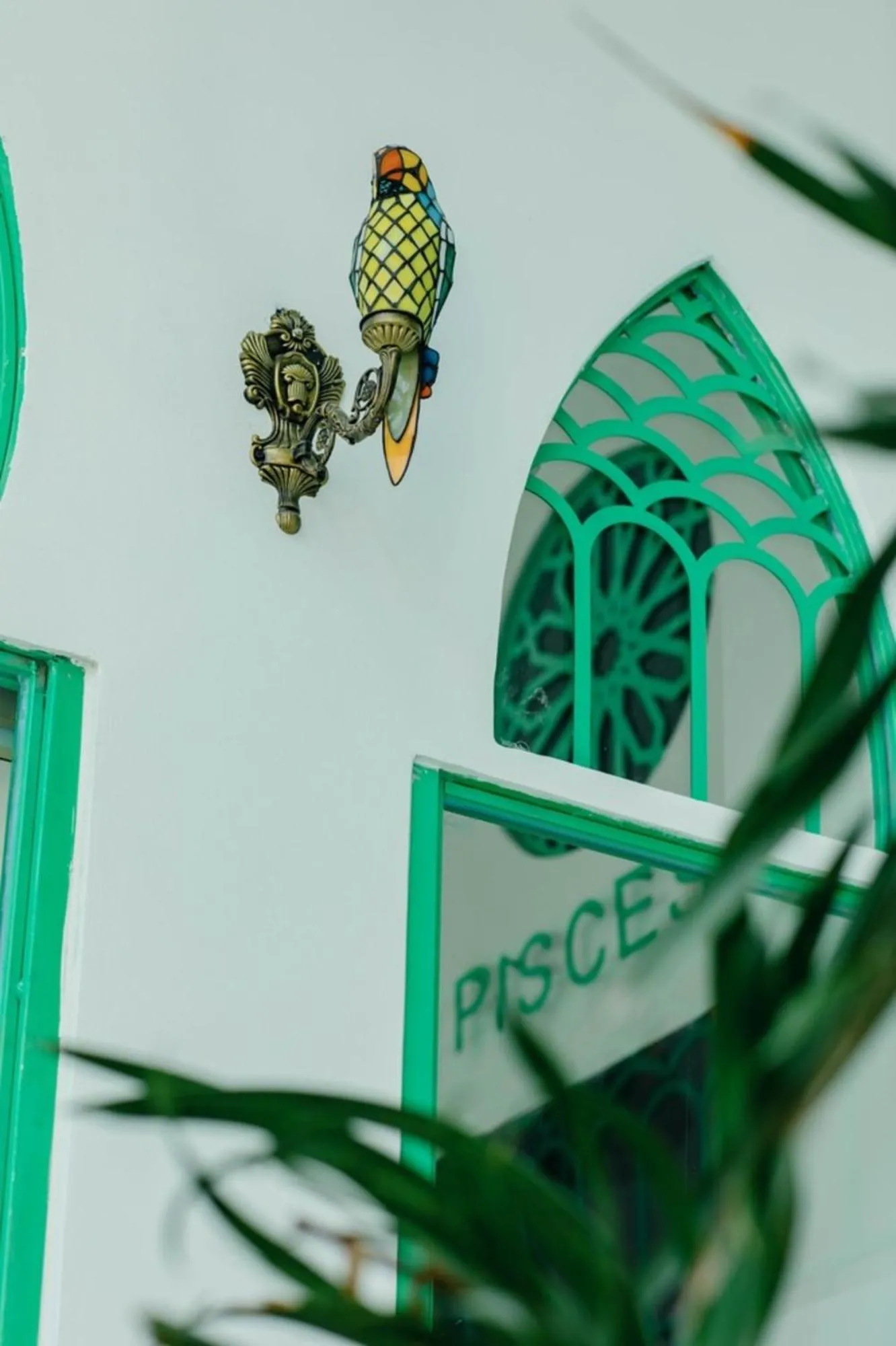 Decorative detail in Pisces Hotel Hue