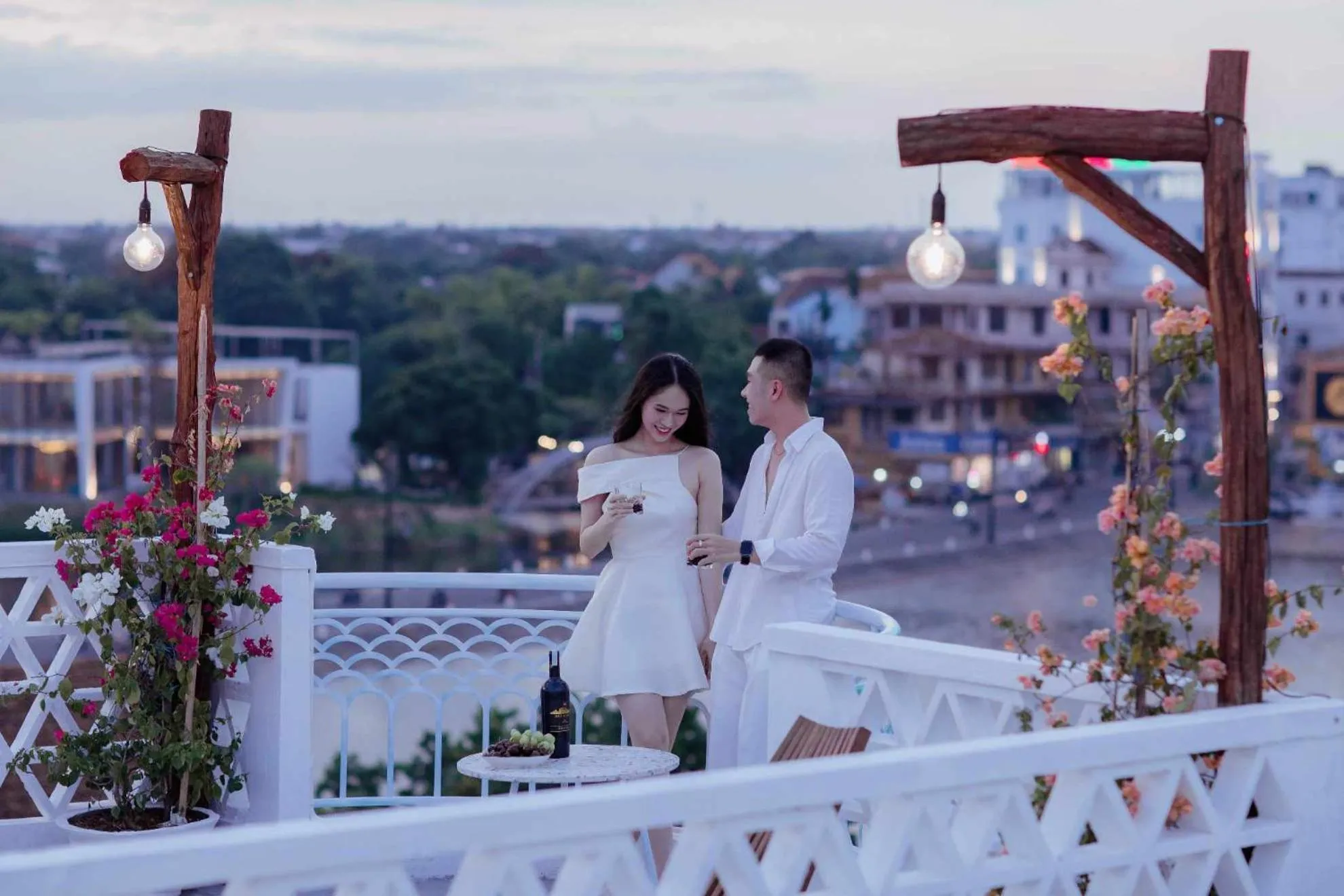 Balcony/Terrace in Pisces Hotel Hue
