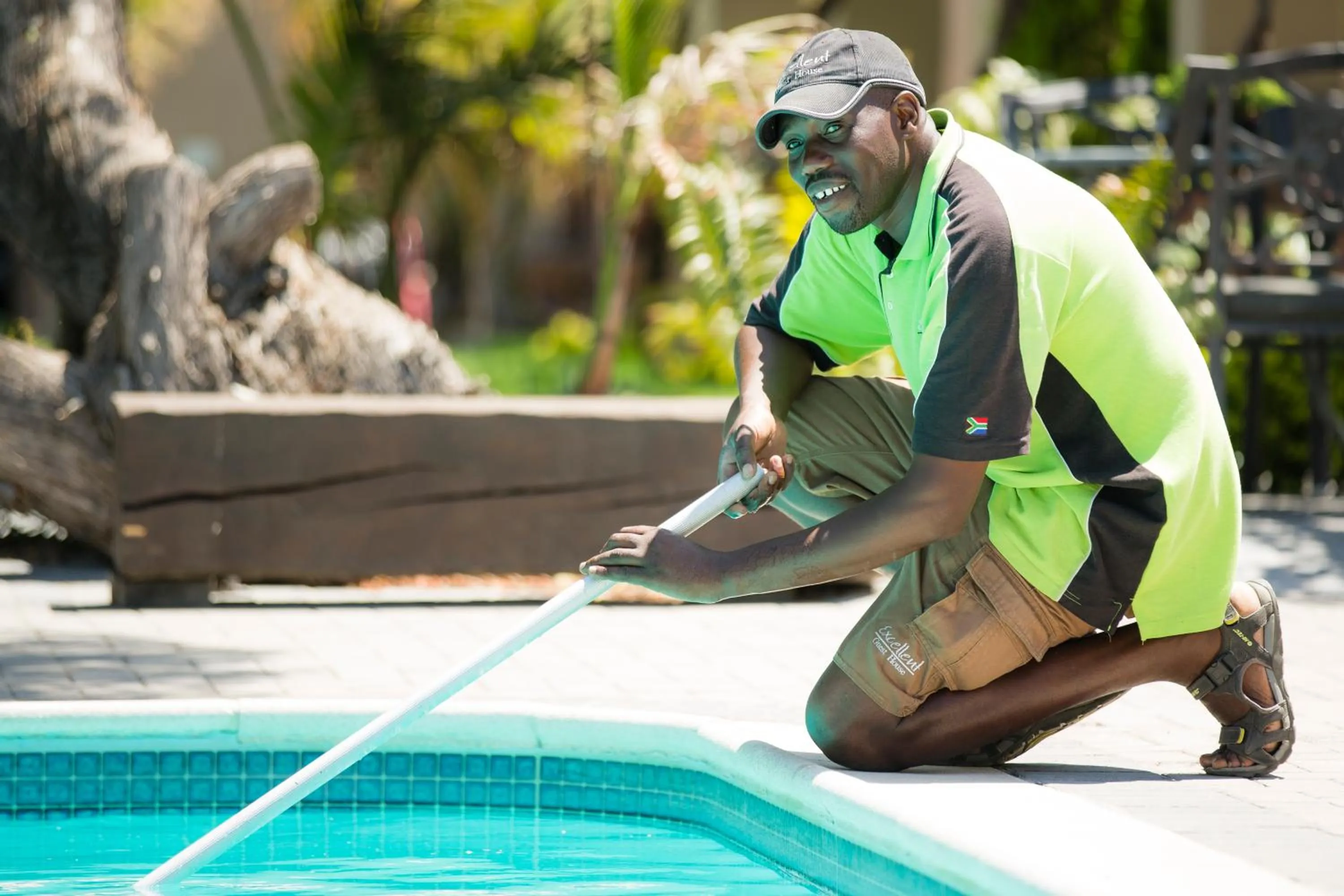 Swimming pool in Excellent Guest House
