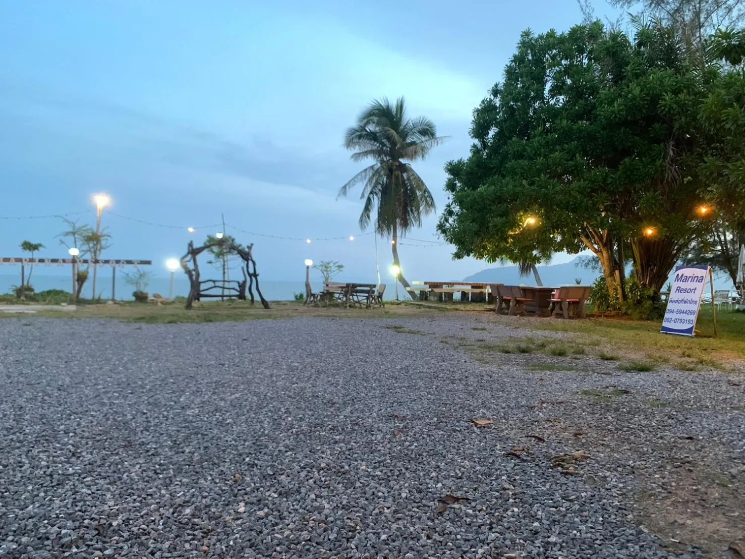 Dining area in Marina Resort at Pakbara Satun