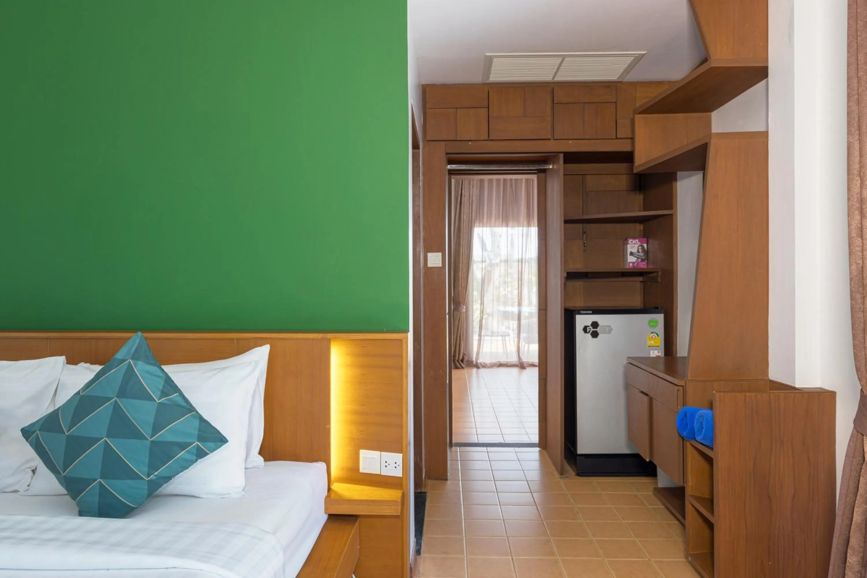 Bed in Blue Palm Kata Resort