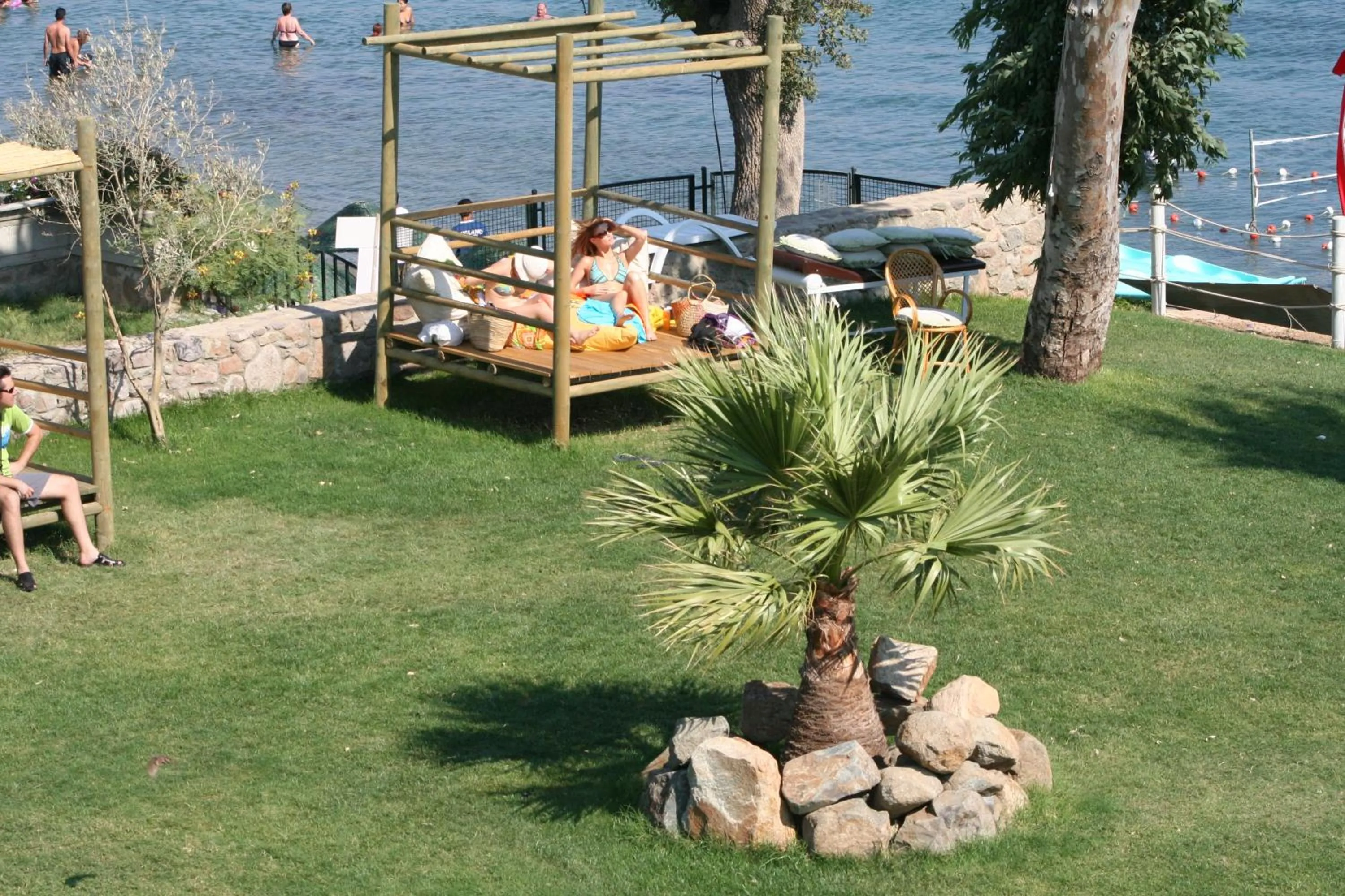 Garden in Gumbet Cove Hotel