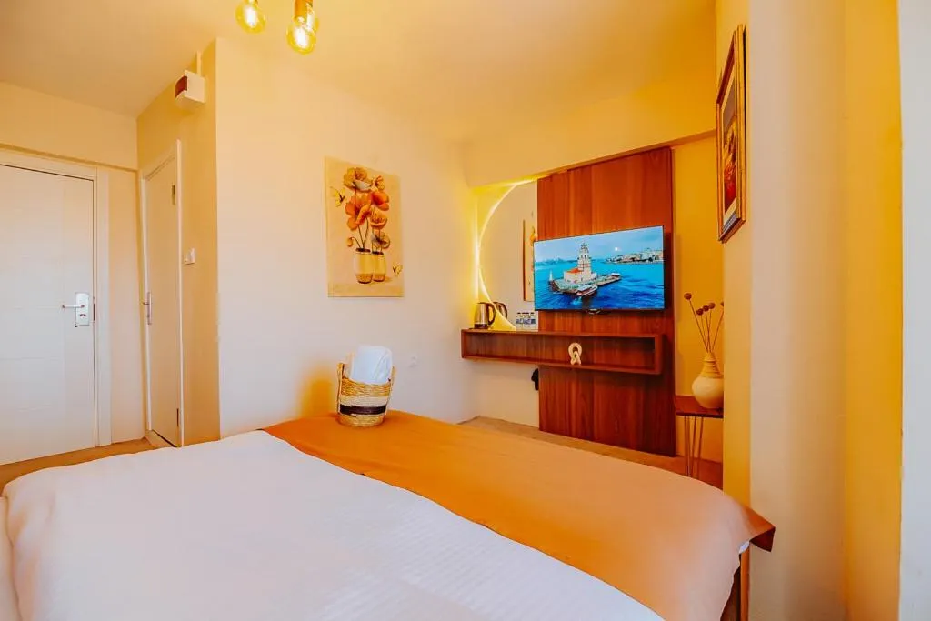 Bed in Ali Khan Hotel