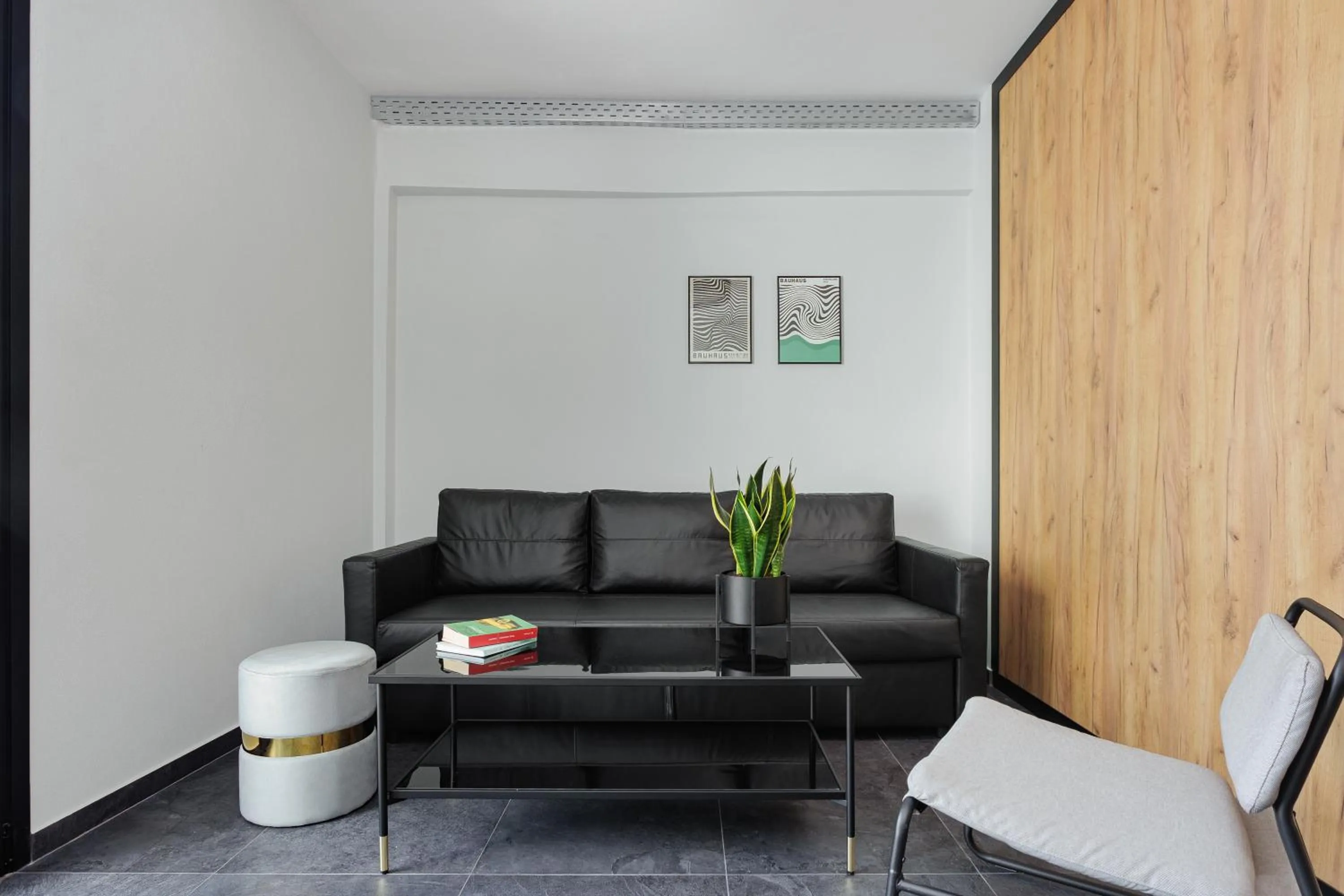 Seating area in THE URBANIST •inner city residences•