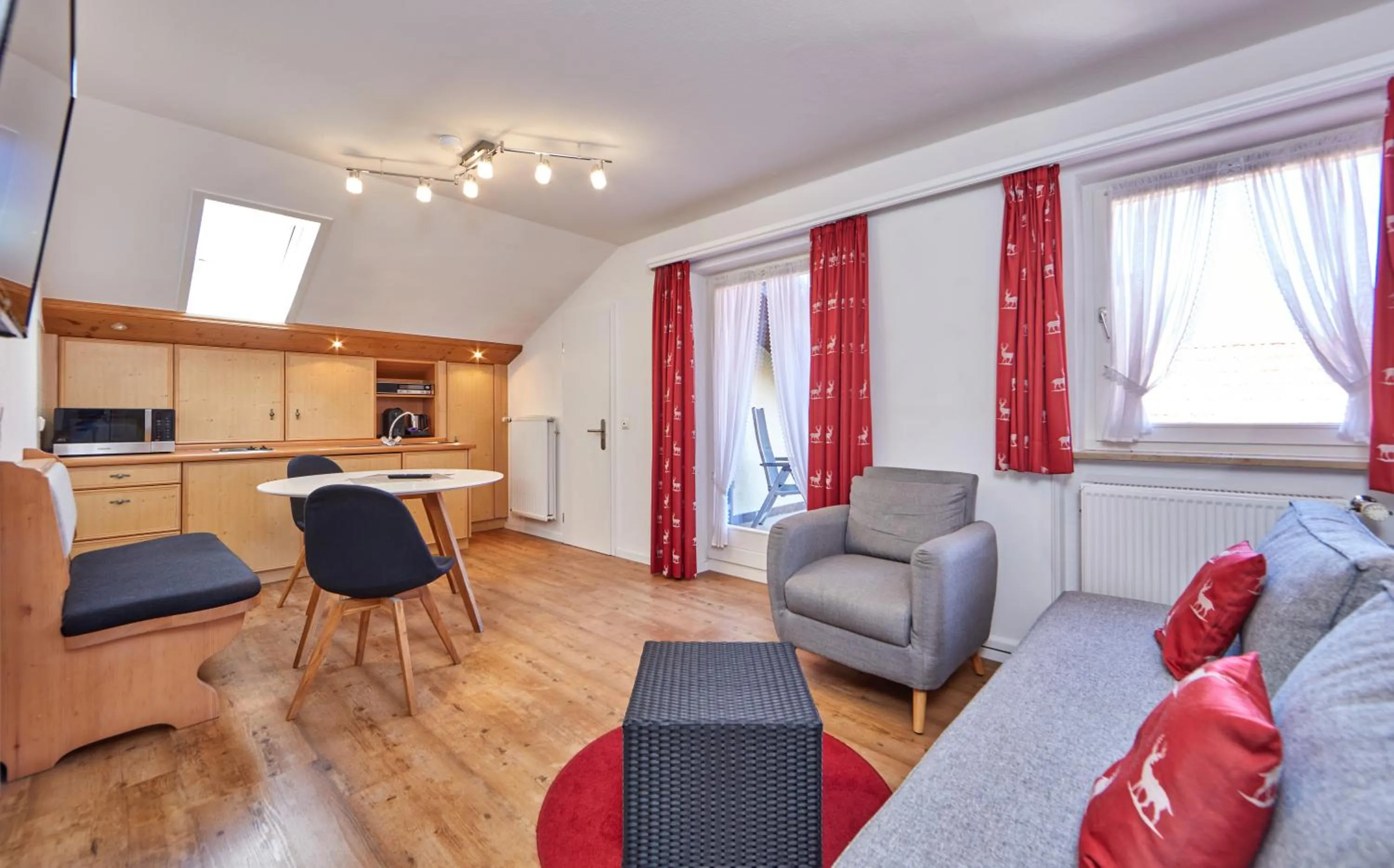 Living room in Alpen Gästehaus