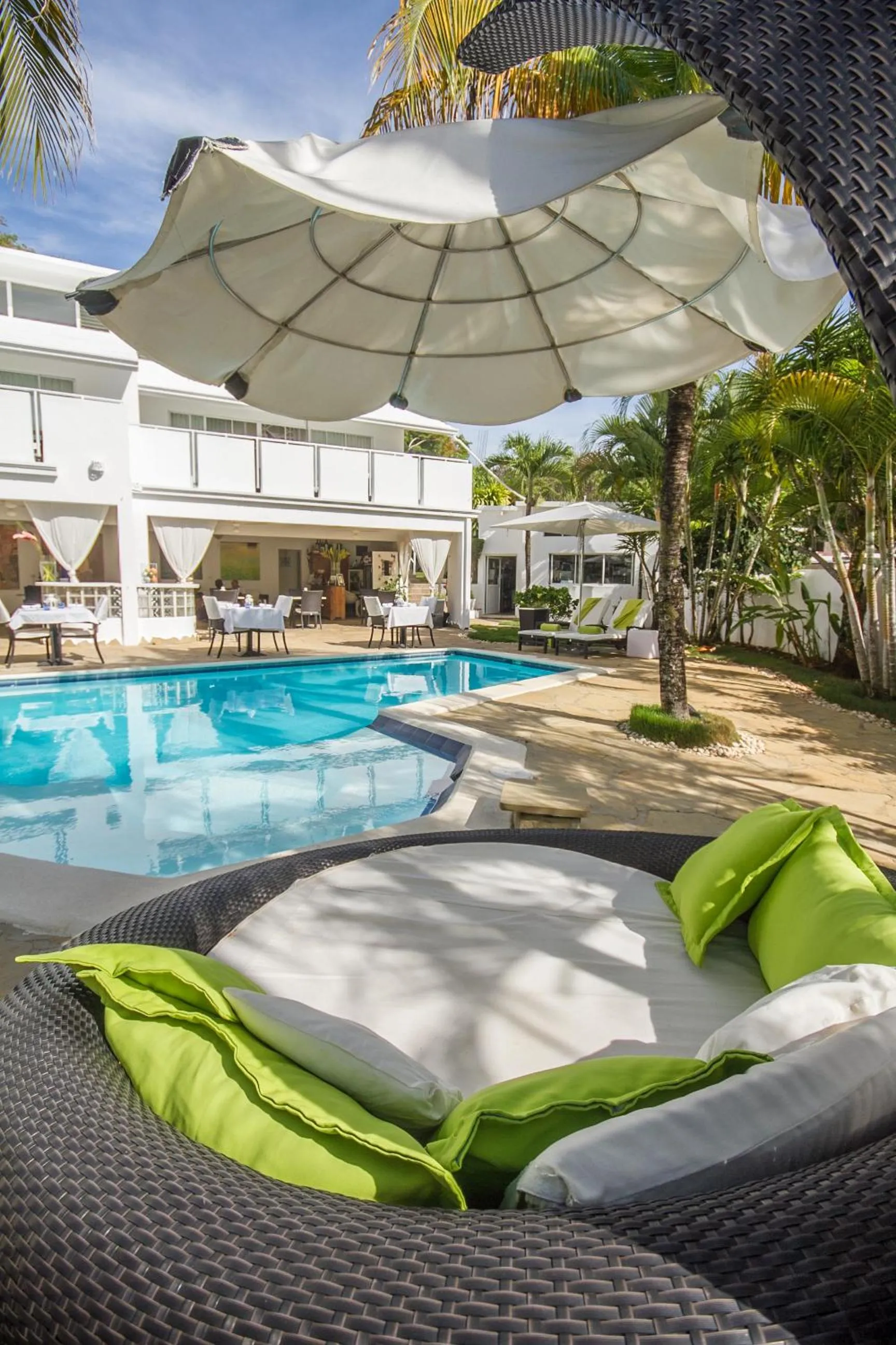 Pool view in Casa Veintiuno
