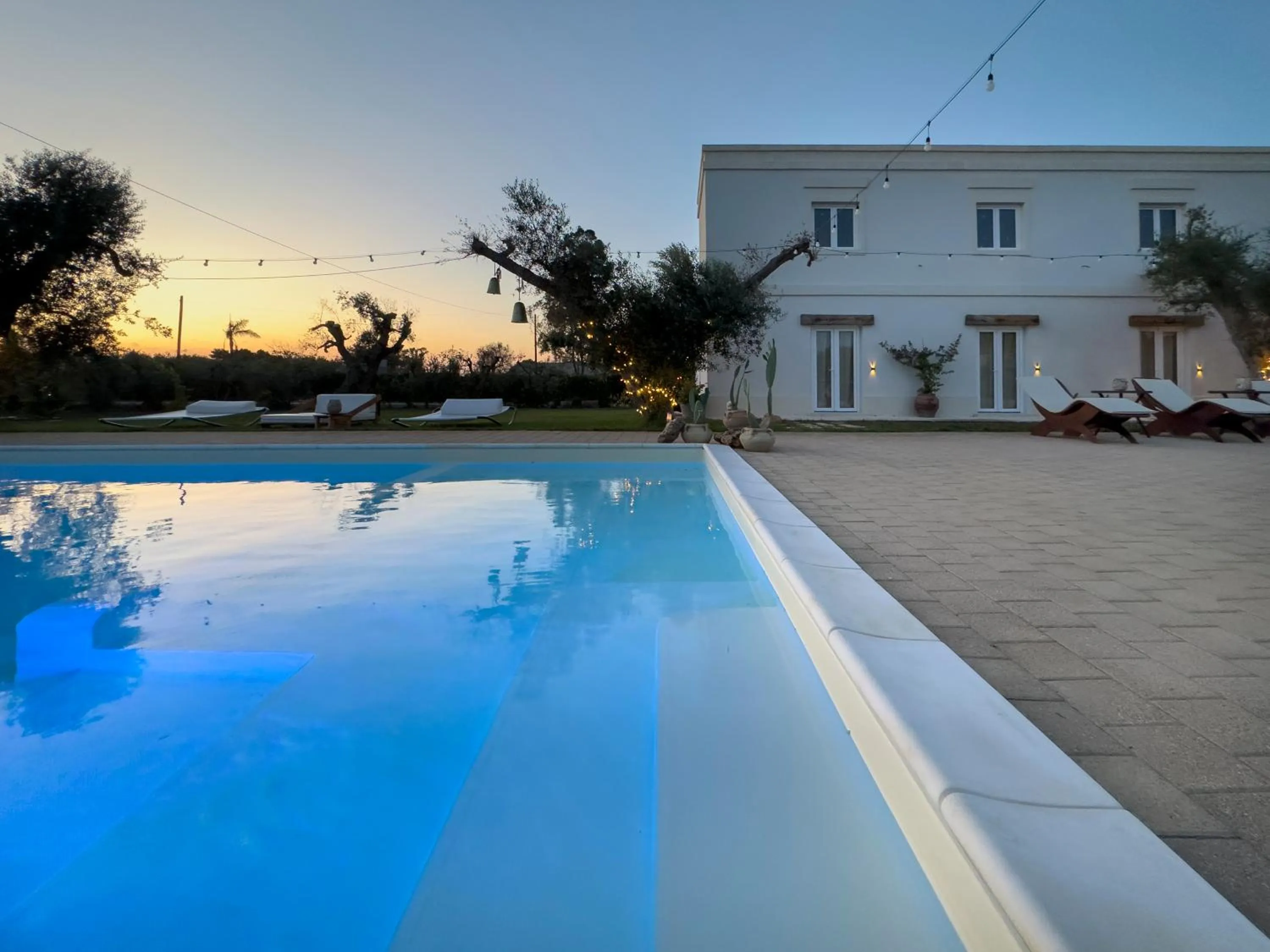 Pool view in Li Canali Reali