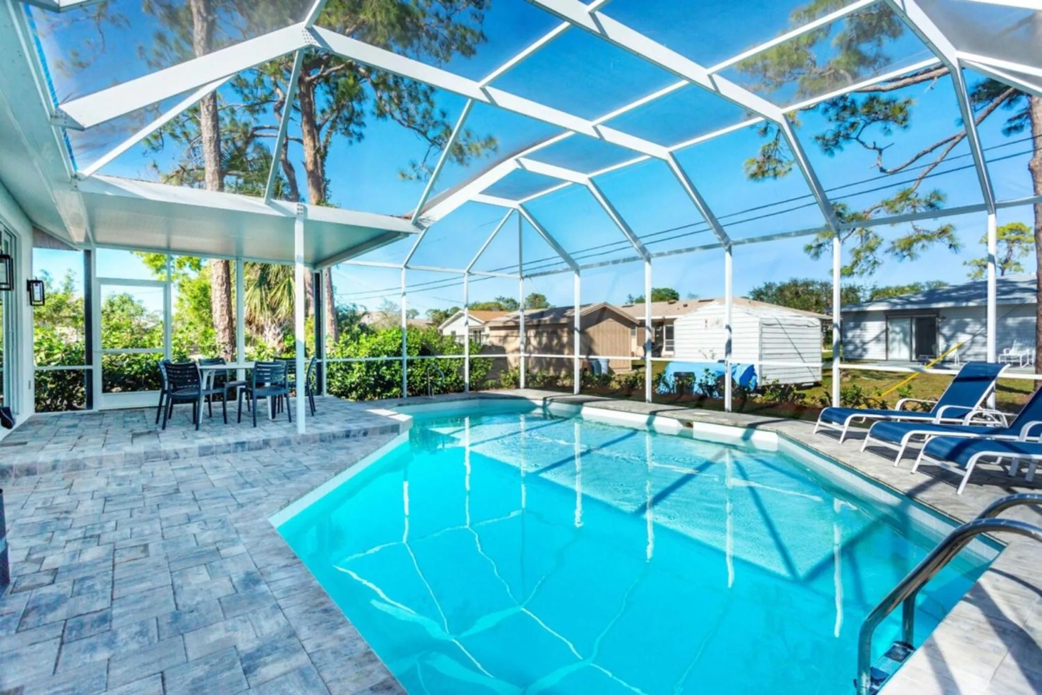 Patio in Tuscan Vacation Rental