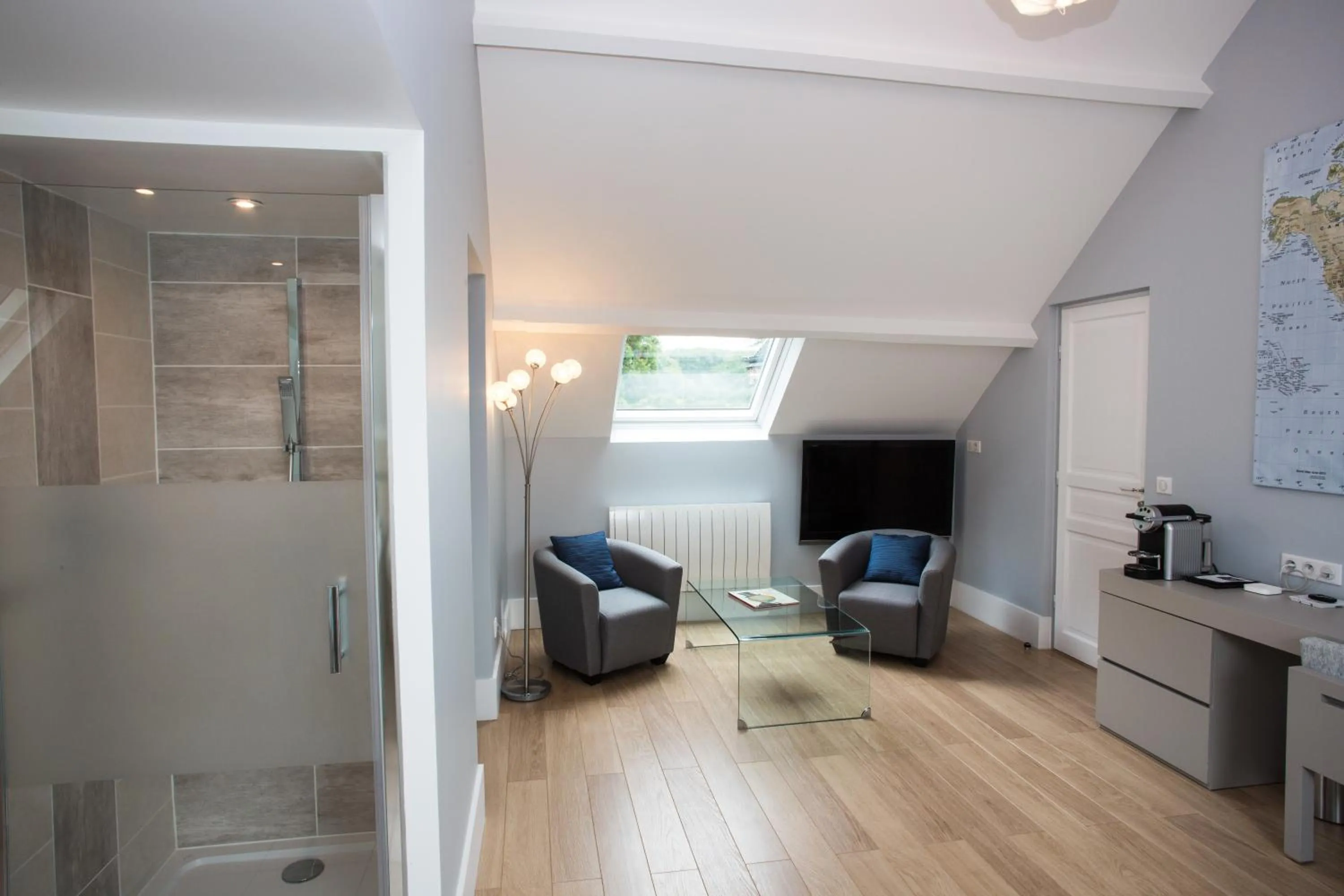 Seating area in Château de la Folie