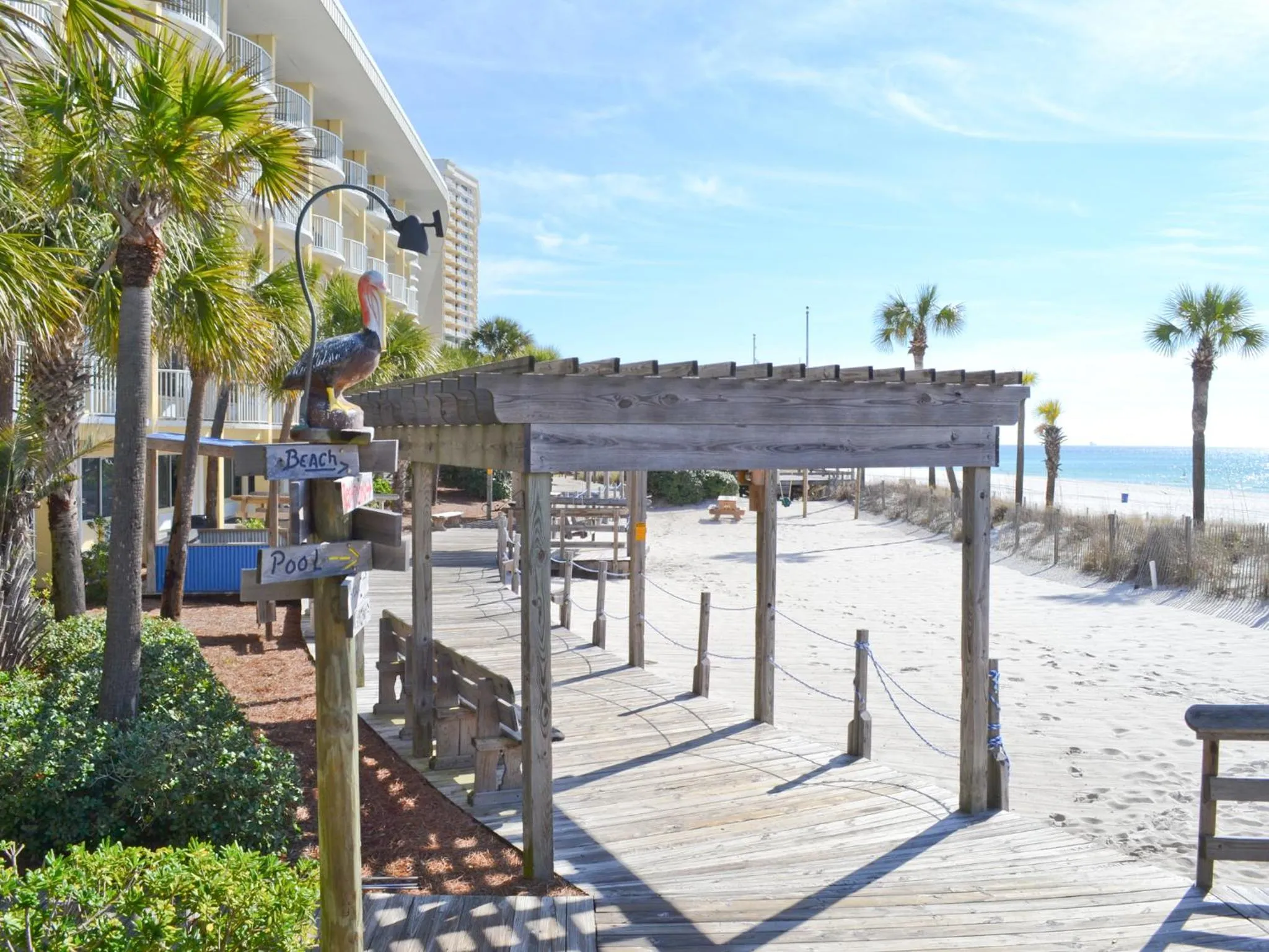 Facade/entrance in Boardwalk Beach Hotel