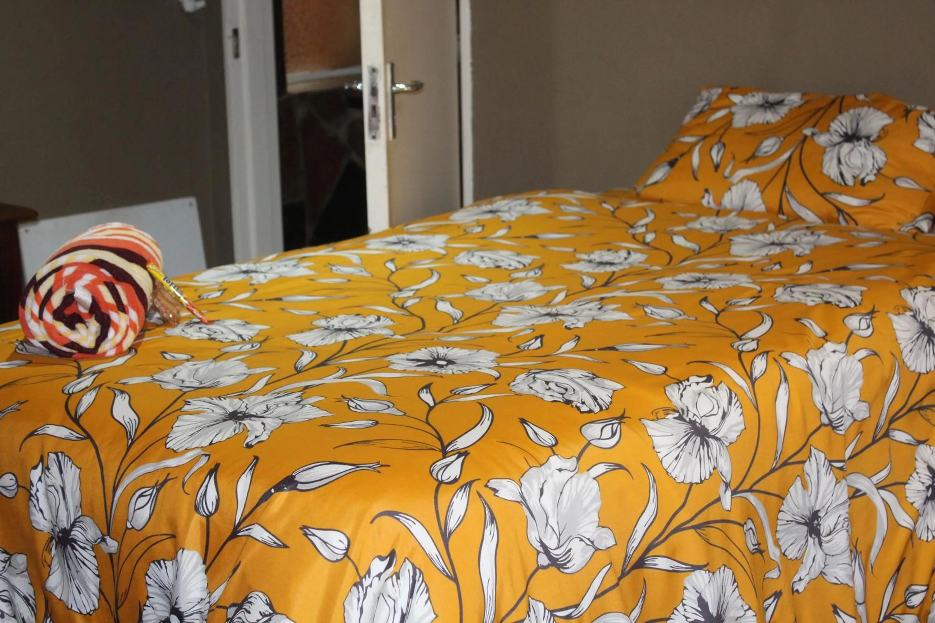 Bed in Emahlathini Guest Farm