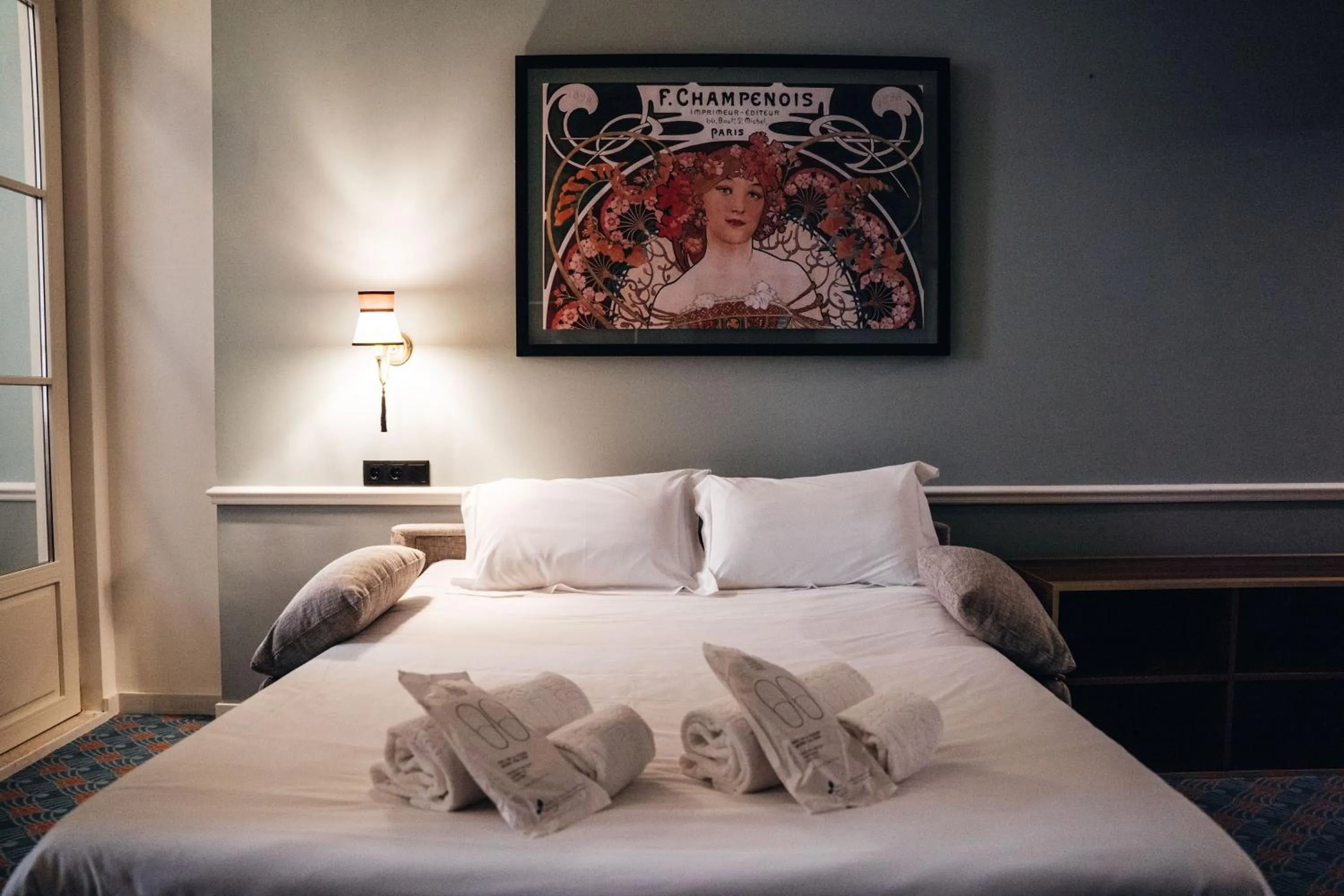 Bed in GRANDE HOTEL PARIS by STAY HOTELS