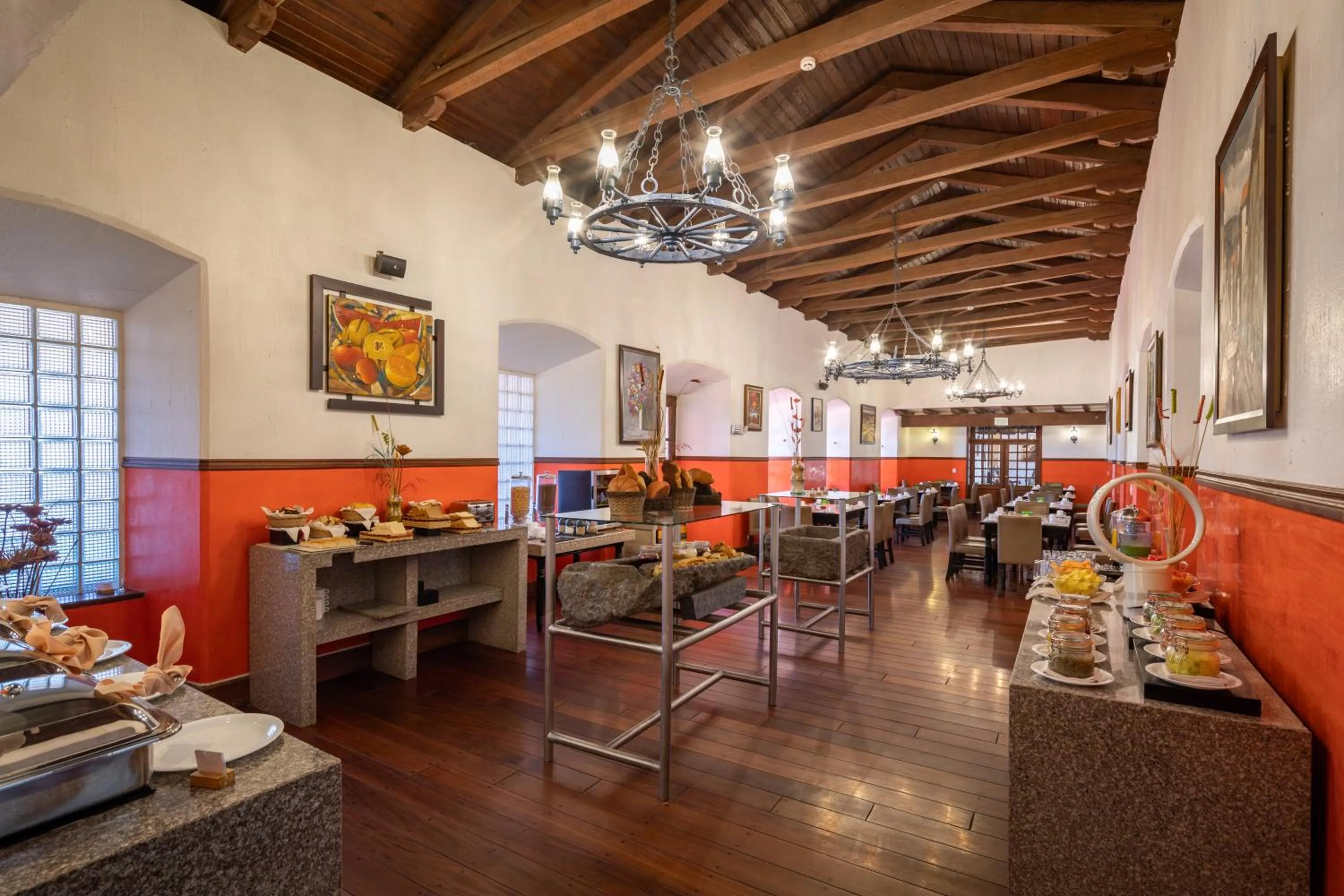 Buffet breakfast in San Jose de Puembo Quito Airport, an Ascend Collection Hotel