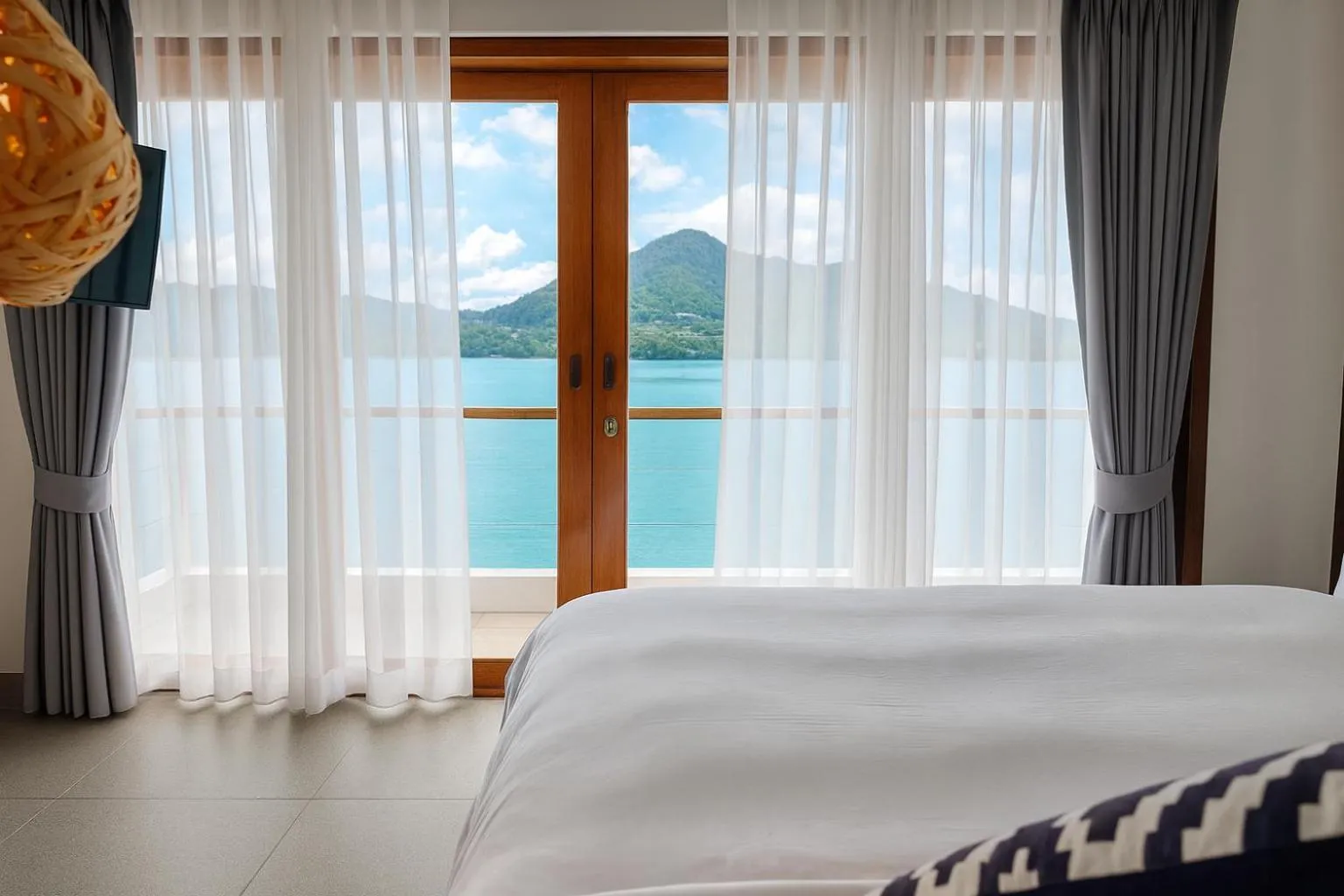 Bedroom, Bed in Villa Nevaeh - Ocean Front Private Villa Kamala Beach