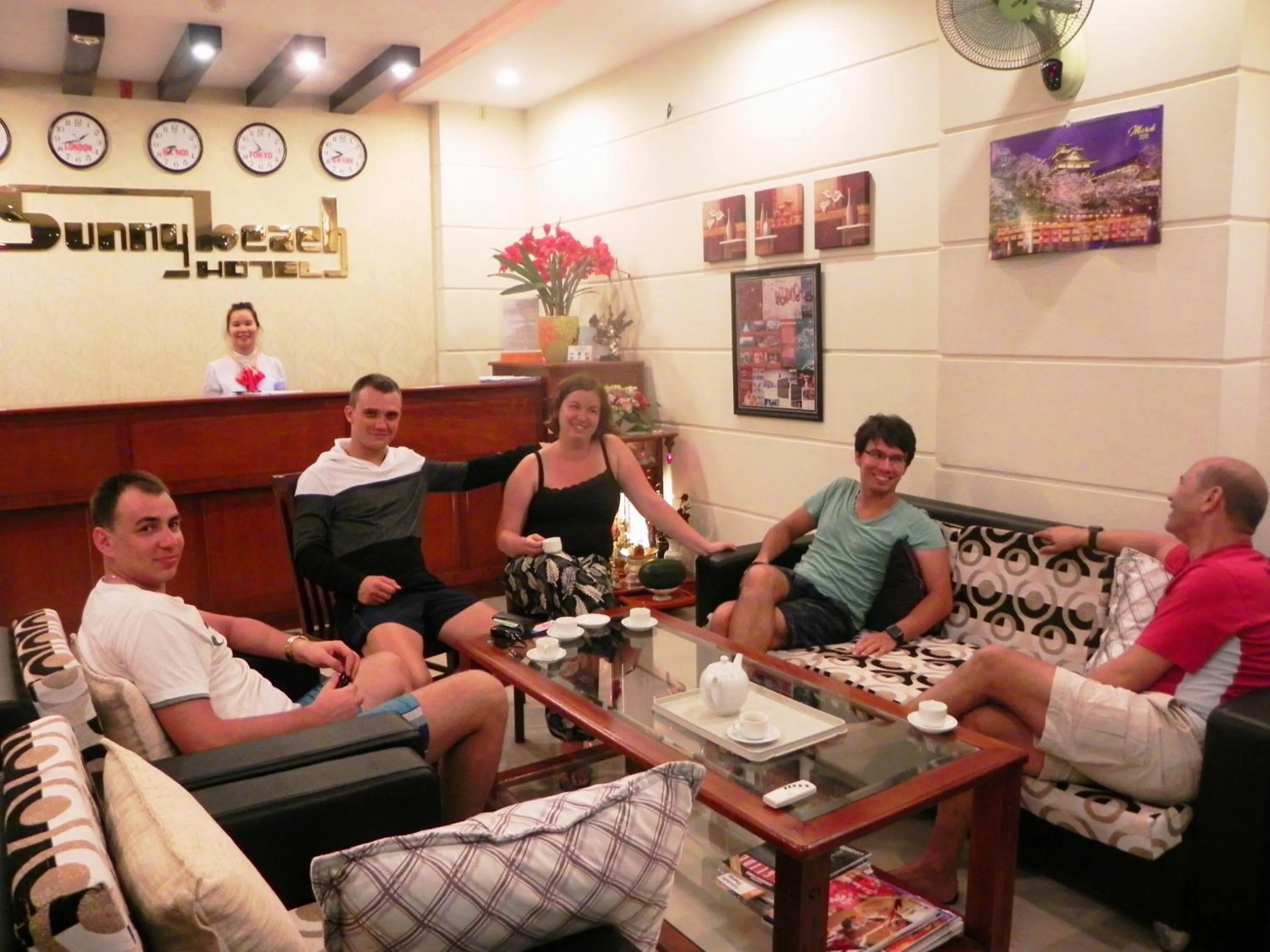 group of guests in Sunny Beach Hotel & Apartment