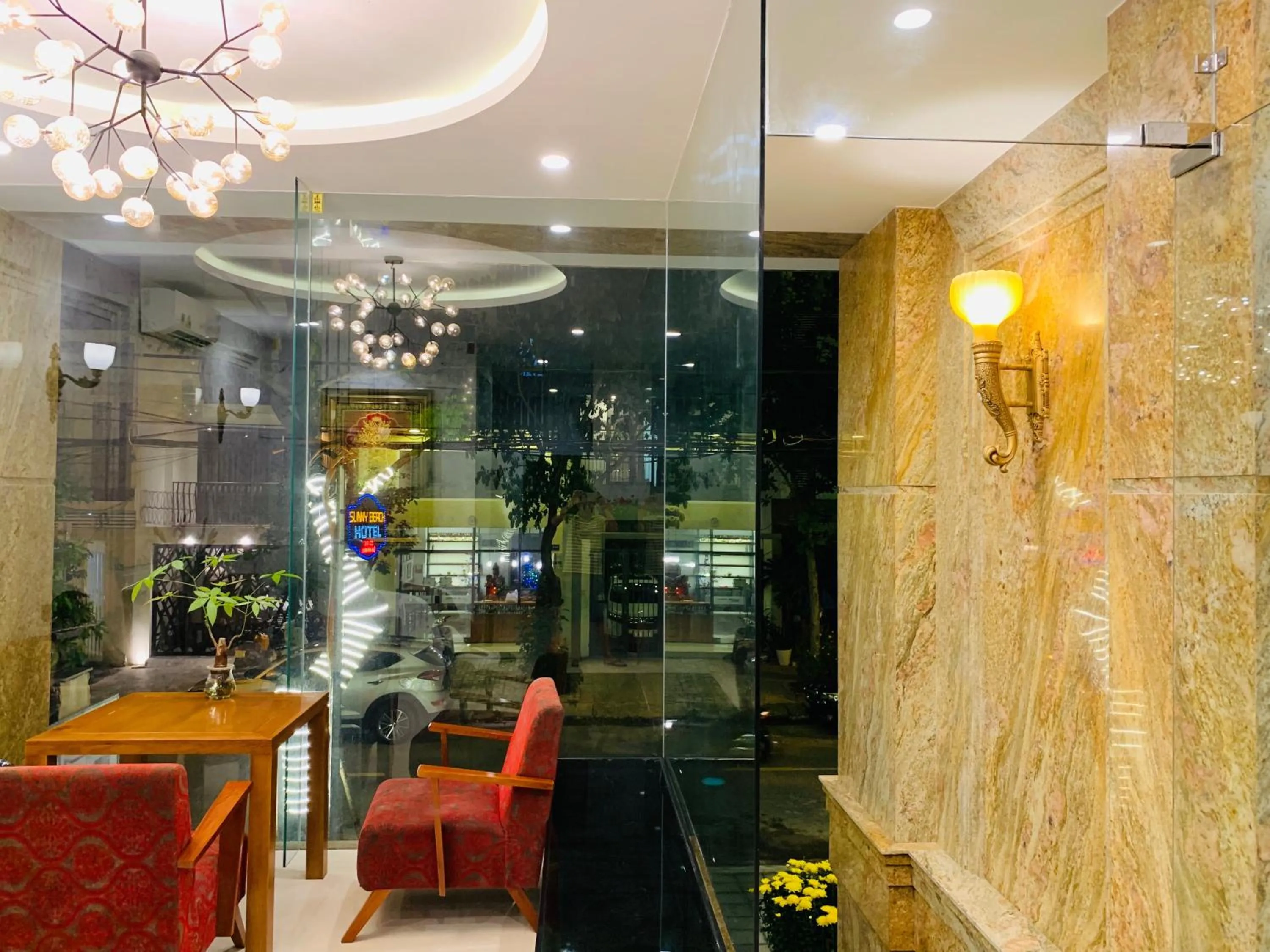 Communal lounge/ TV room in Sunny Beach Hotel & Apartment