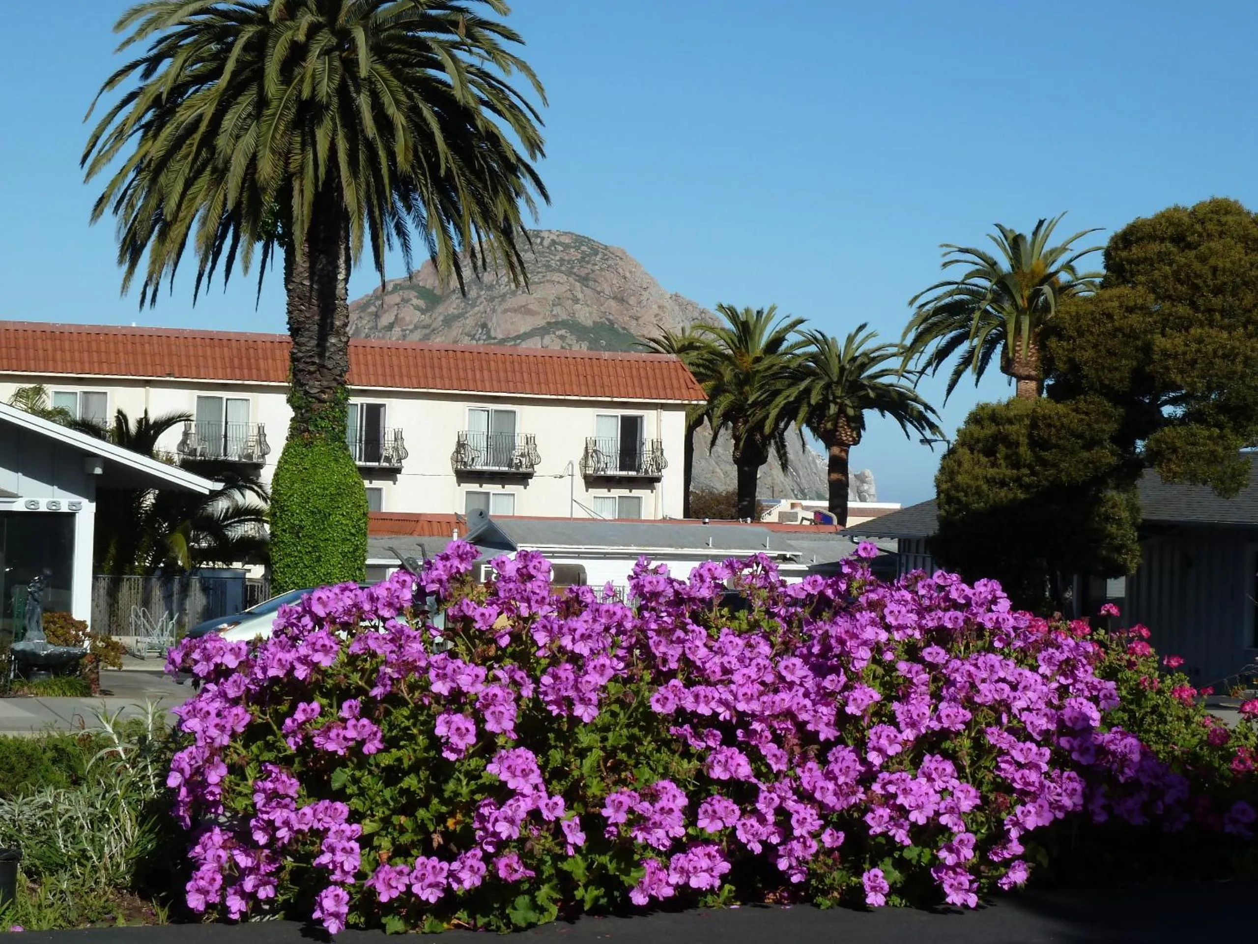 Facade/entrance in Sundown Inn of Morro Bay