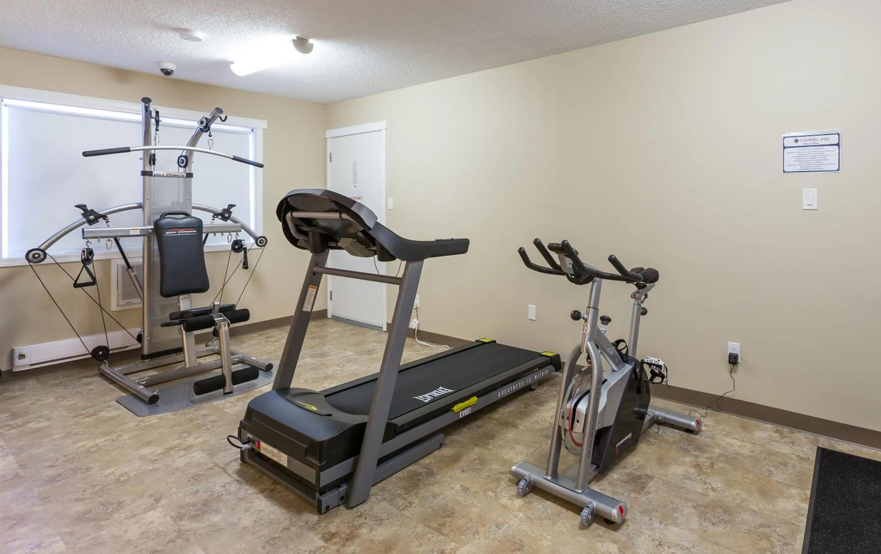 Fitness centre/facilities in Carmel Inn