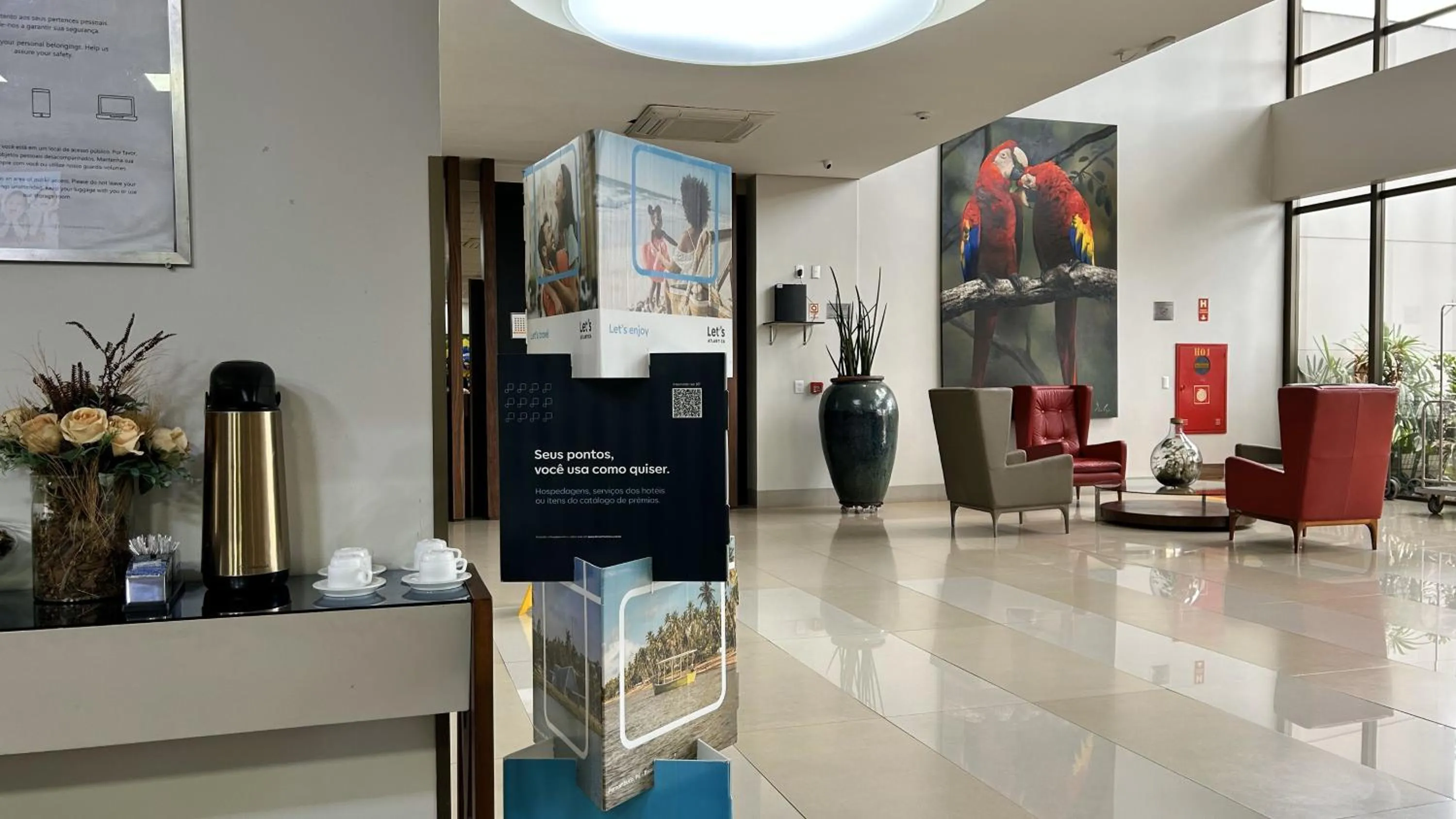 Seating area in Comfort Hotel & Suítes Rondonópolis