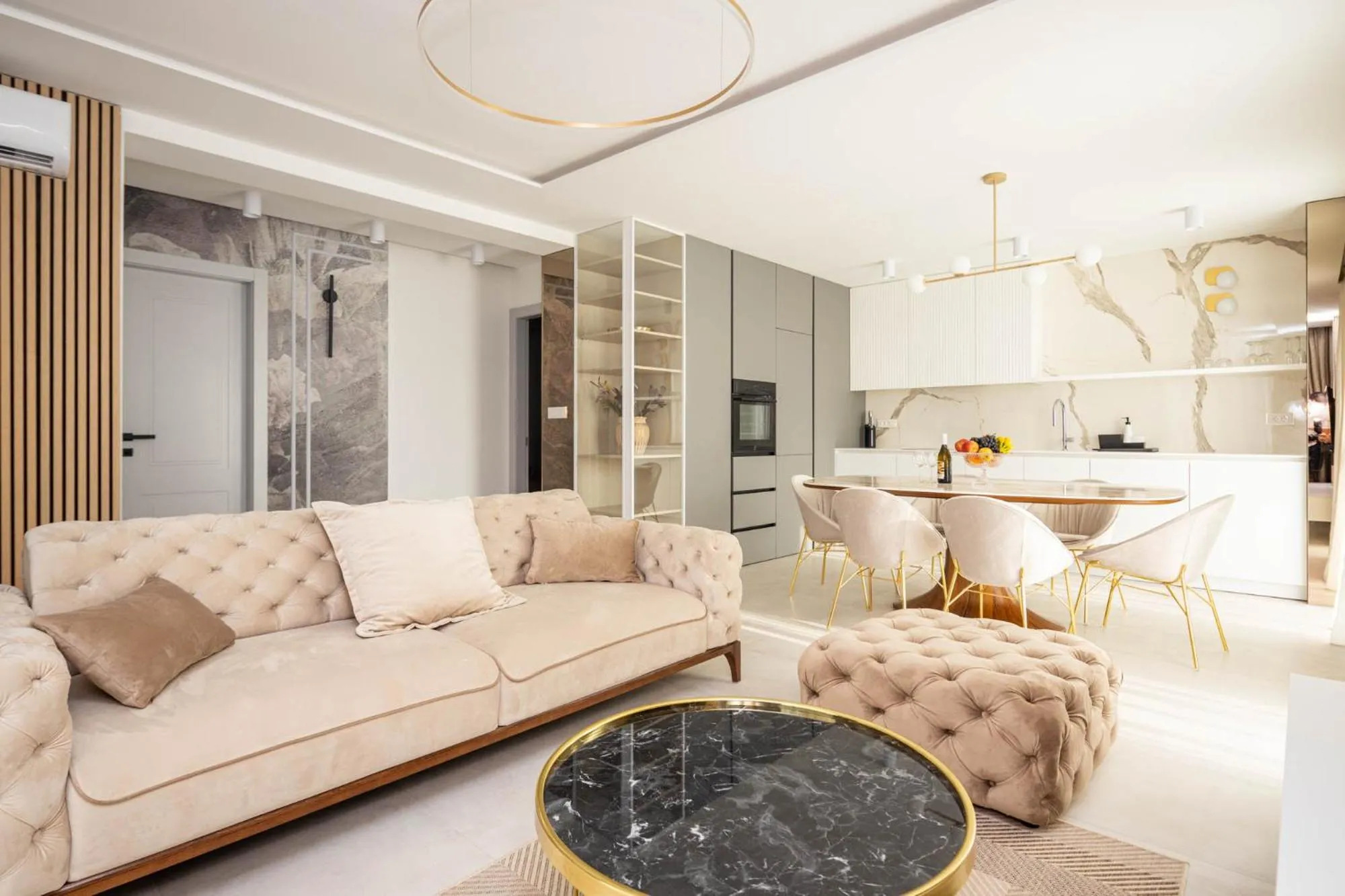 Living room in Villa Sorriso