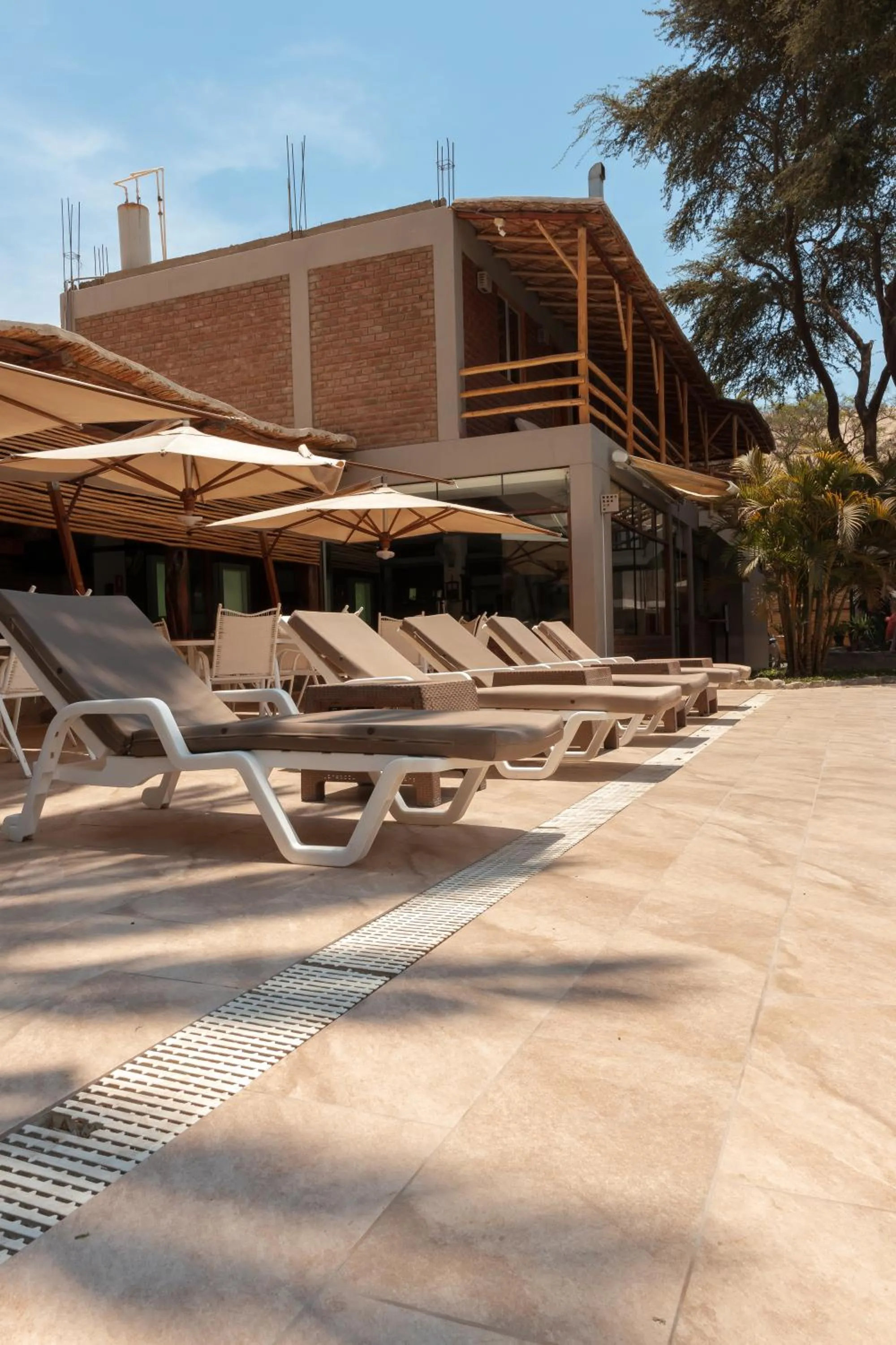 sunbed in Hotel El Huacachinero- Hotel Familiar