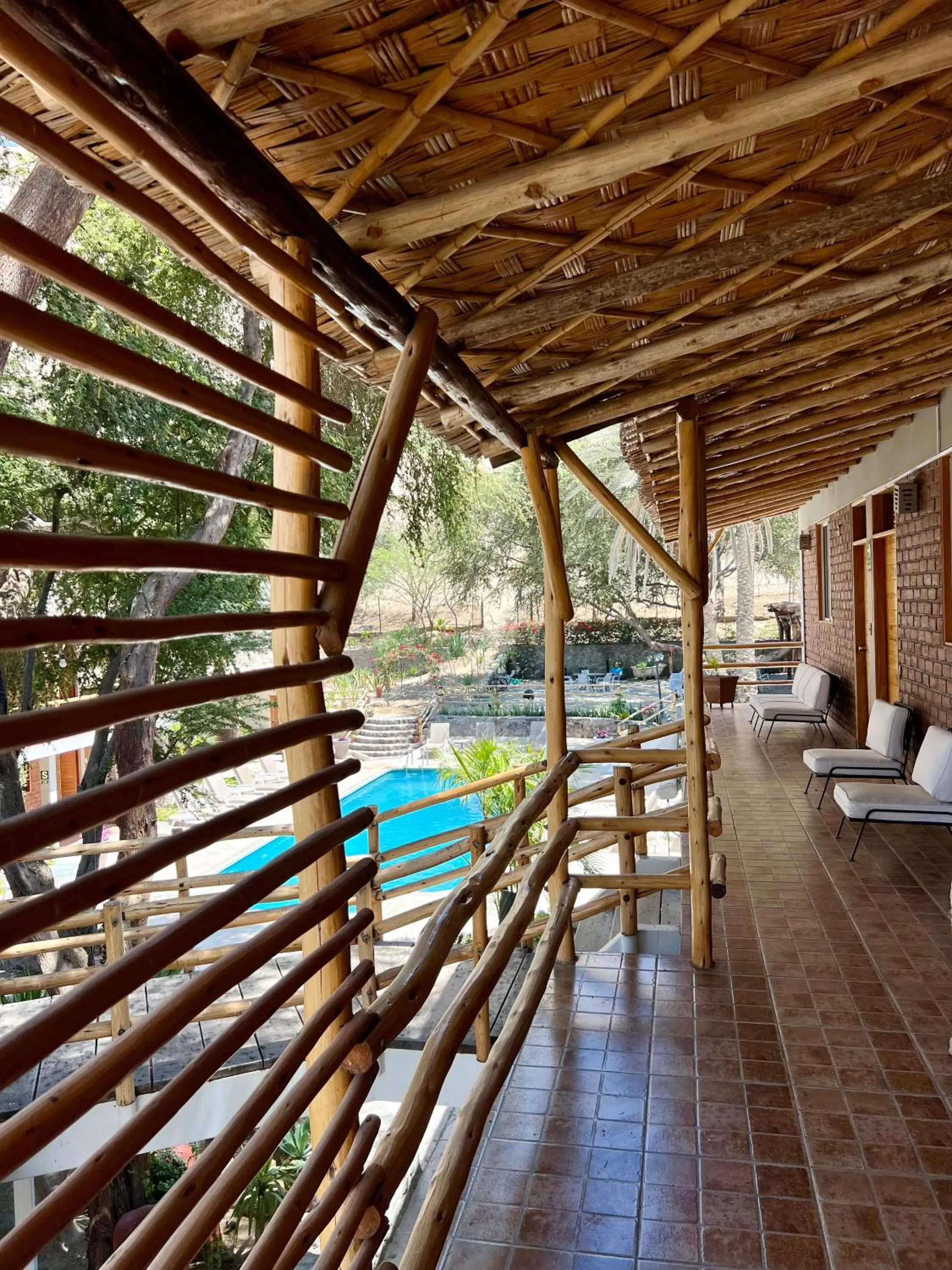 Balcony/Terrace in Hotel El Huacachinero- Hotel Familiar