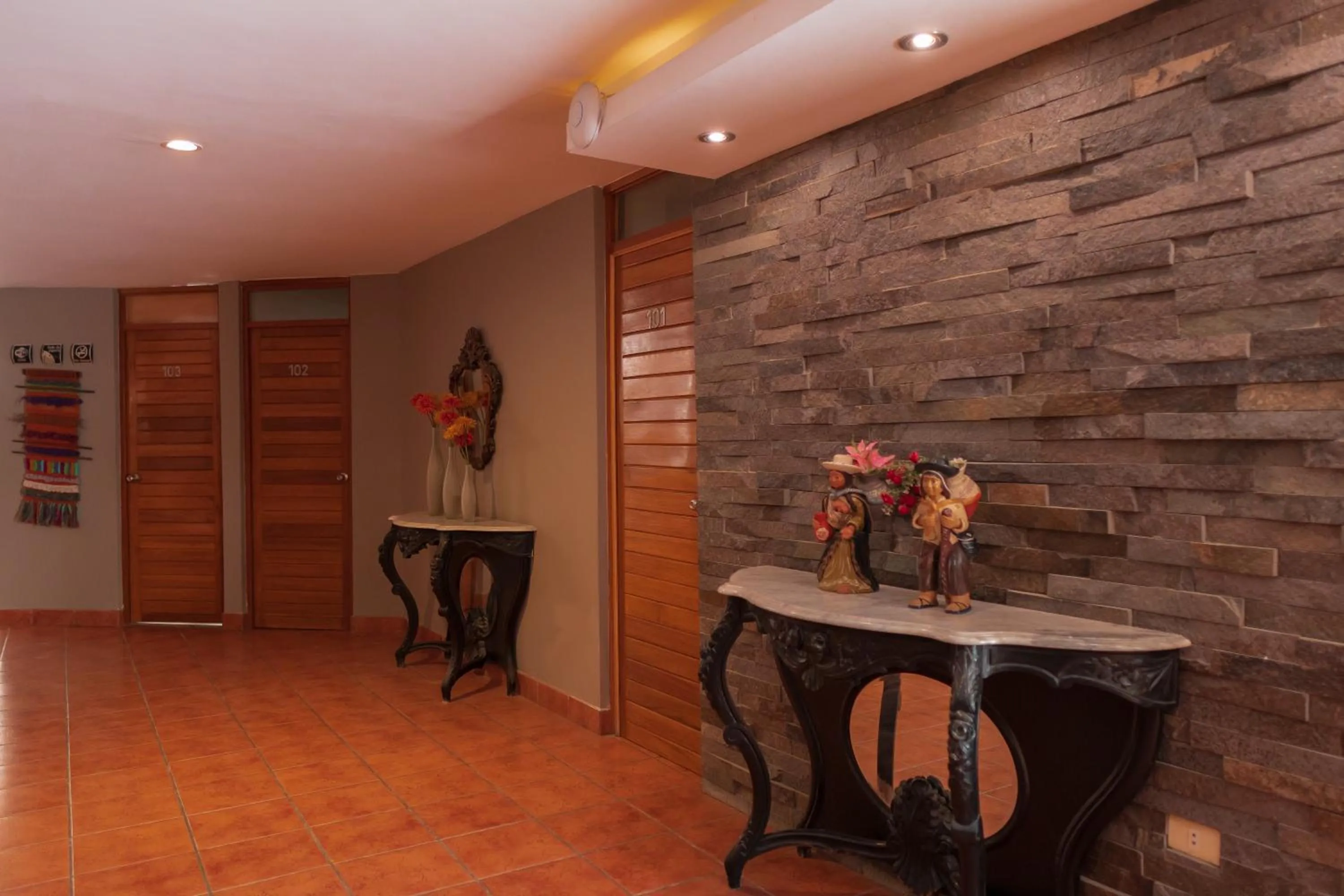 Lobby or reception in Hotel El Huacachinero- Hotel Familiar