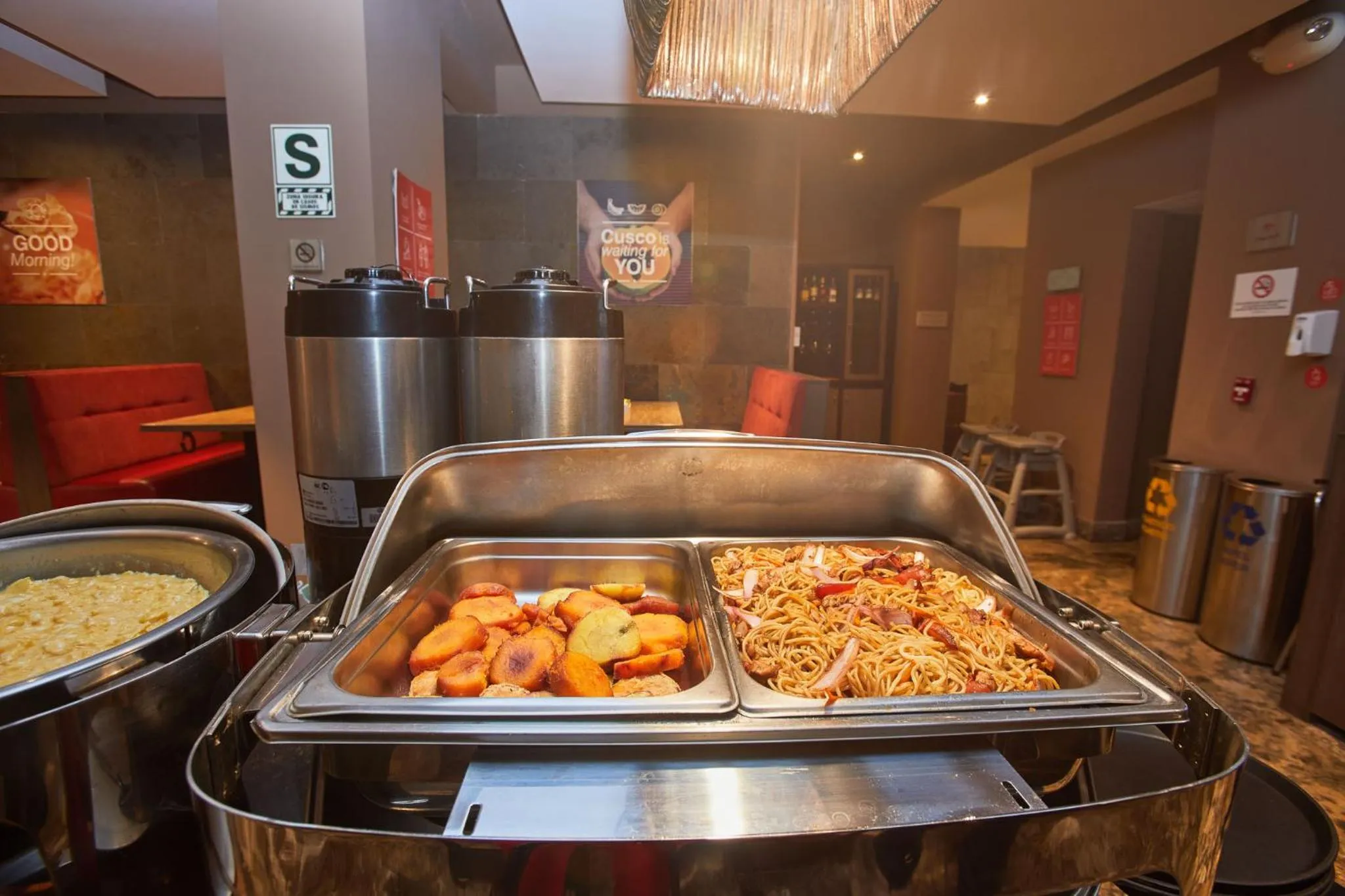 Buffet breakfast in Casa Andina Standard Machu Picchu