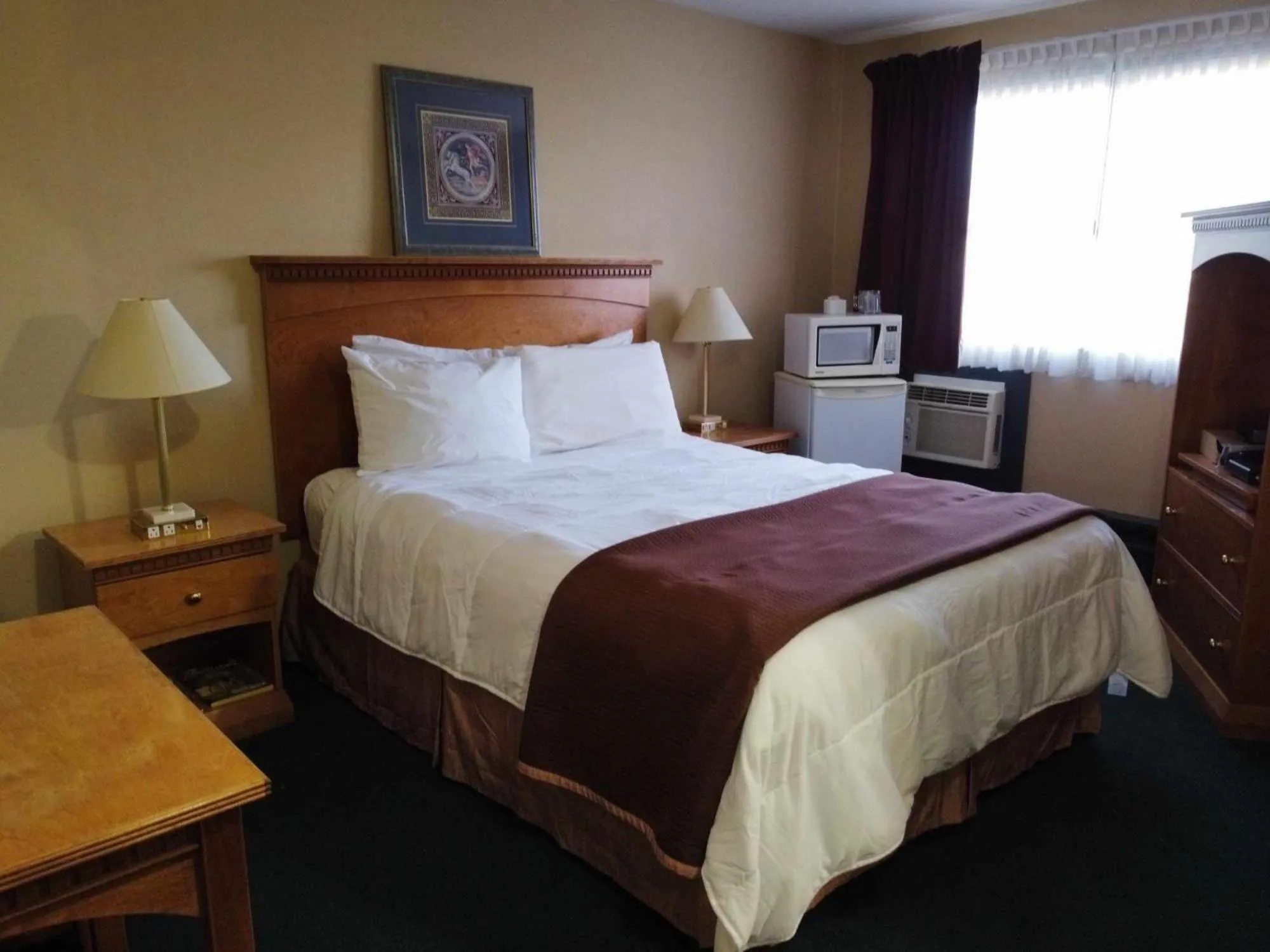 Bed in Ocean Marina Hotel