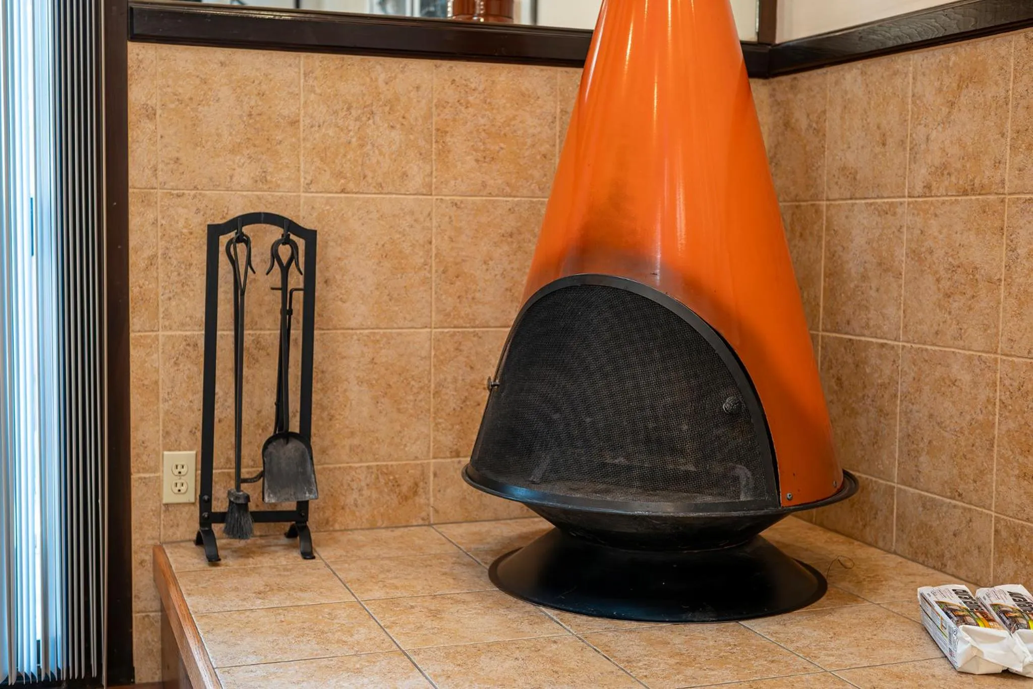 fireplace in Club Tahoe Resort