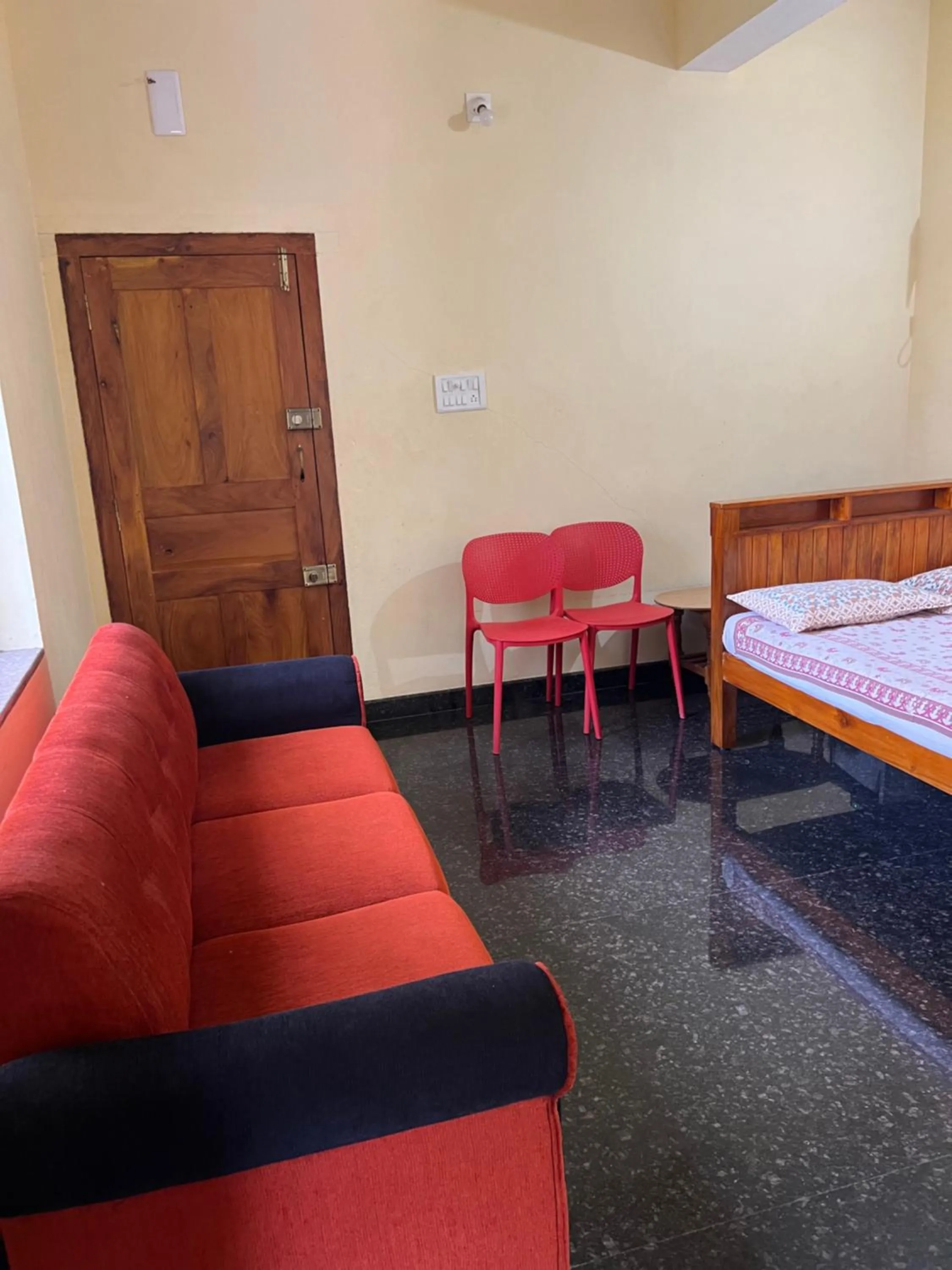 Bed in Devatha Homestay, Guest House, Hotel,Dharmasthala-2