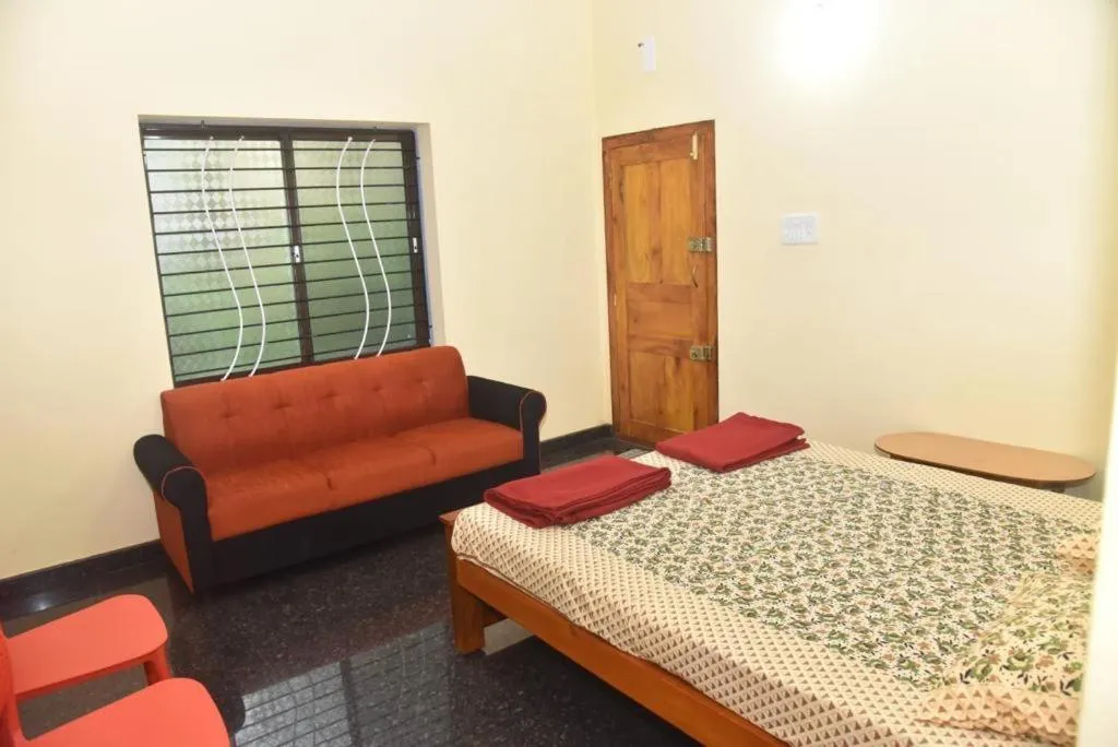 Bed in Devatha Homestay, Guest House, Hotel,Dharmasthala-2