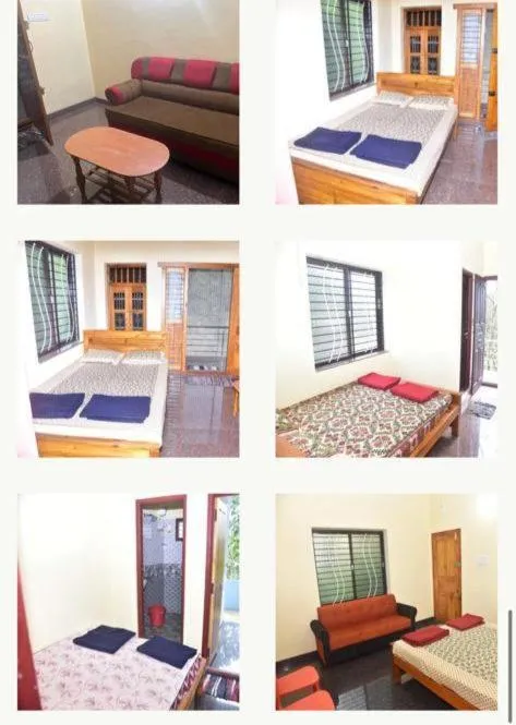 Bed in Devatha Homestay, Guest House, Hotel,Dharmasthala-2