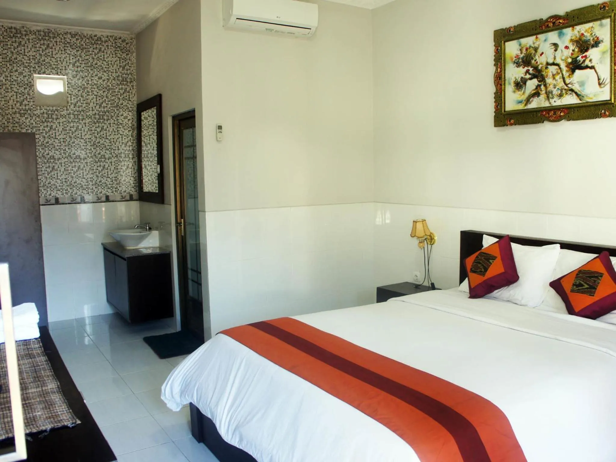 Bed in Wana Kubu Homestay