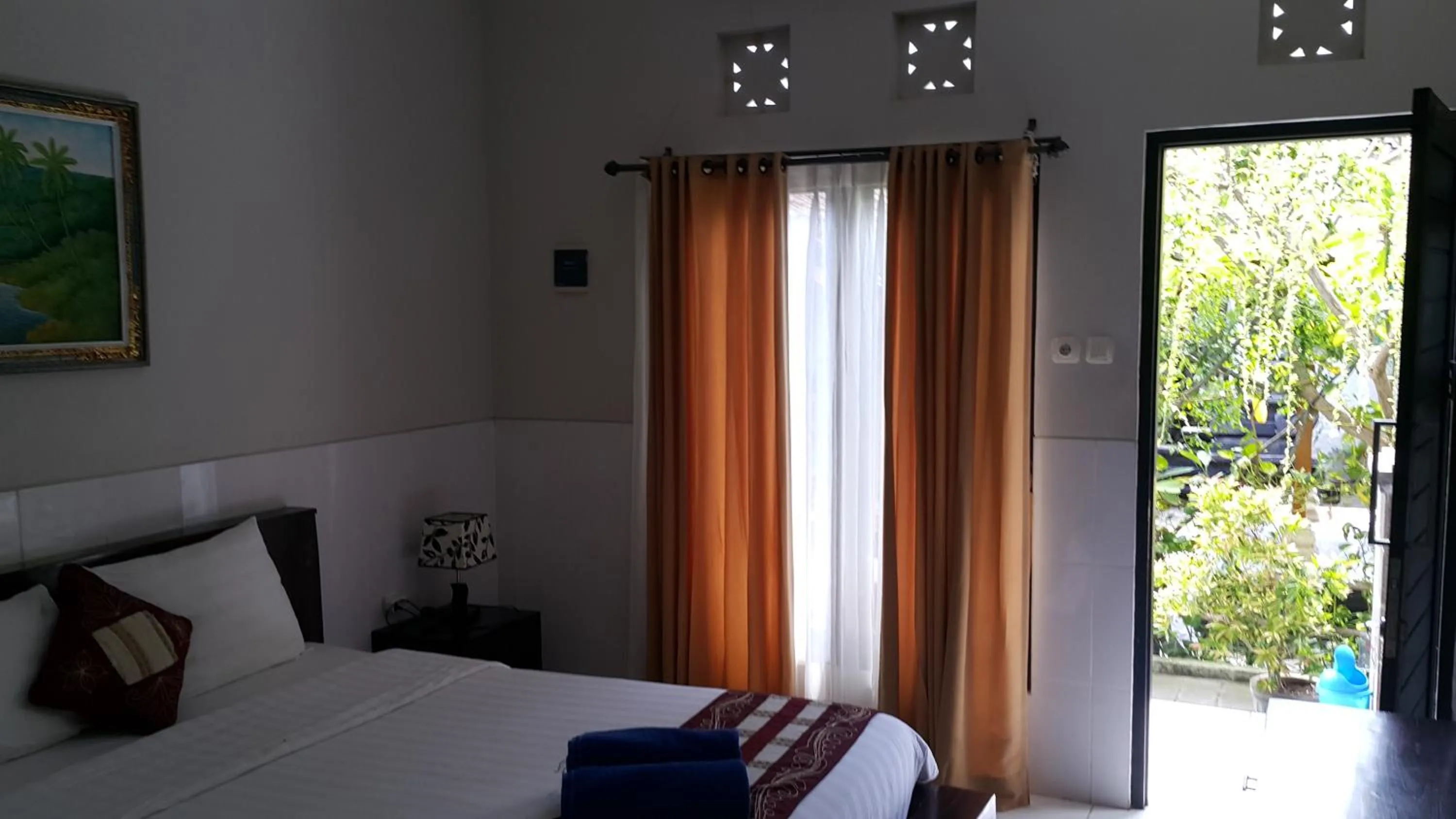 Bed in Wana Kubu Homestay