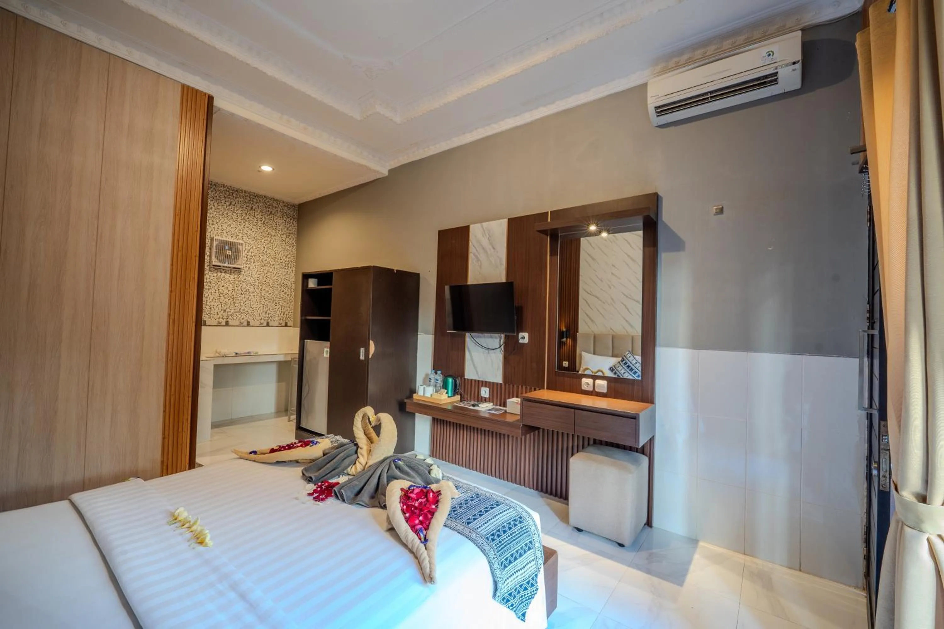 Bed in Wana Kubu Homestay