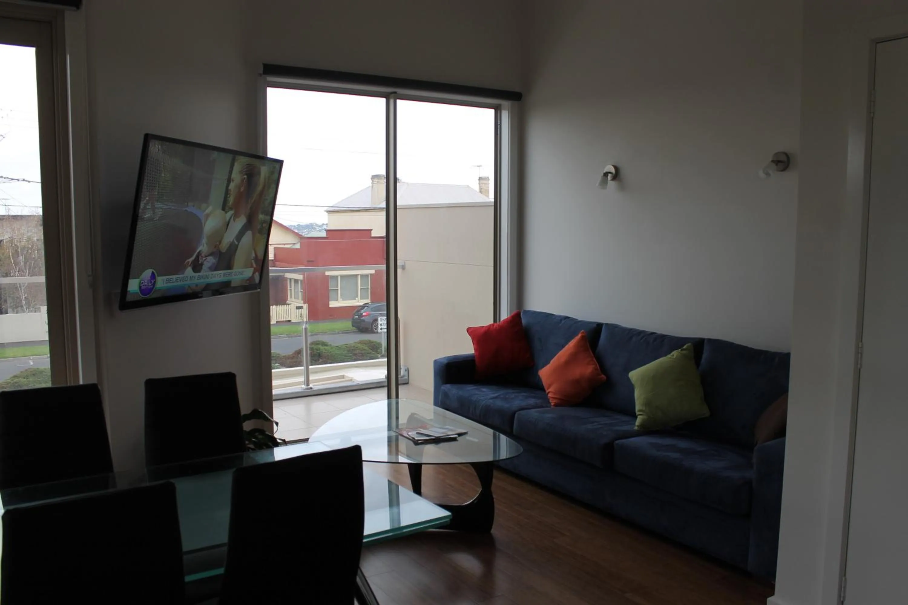 Living room in McKillop Geelong by Gold Star Stays