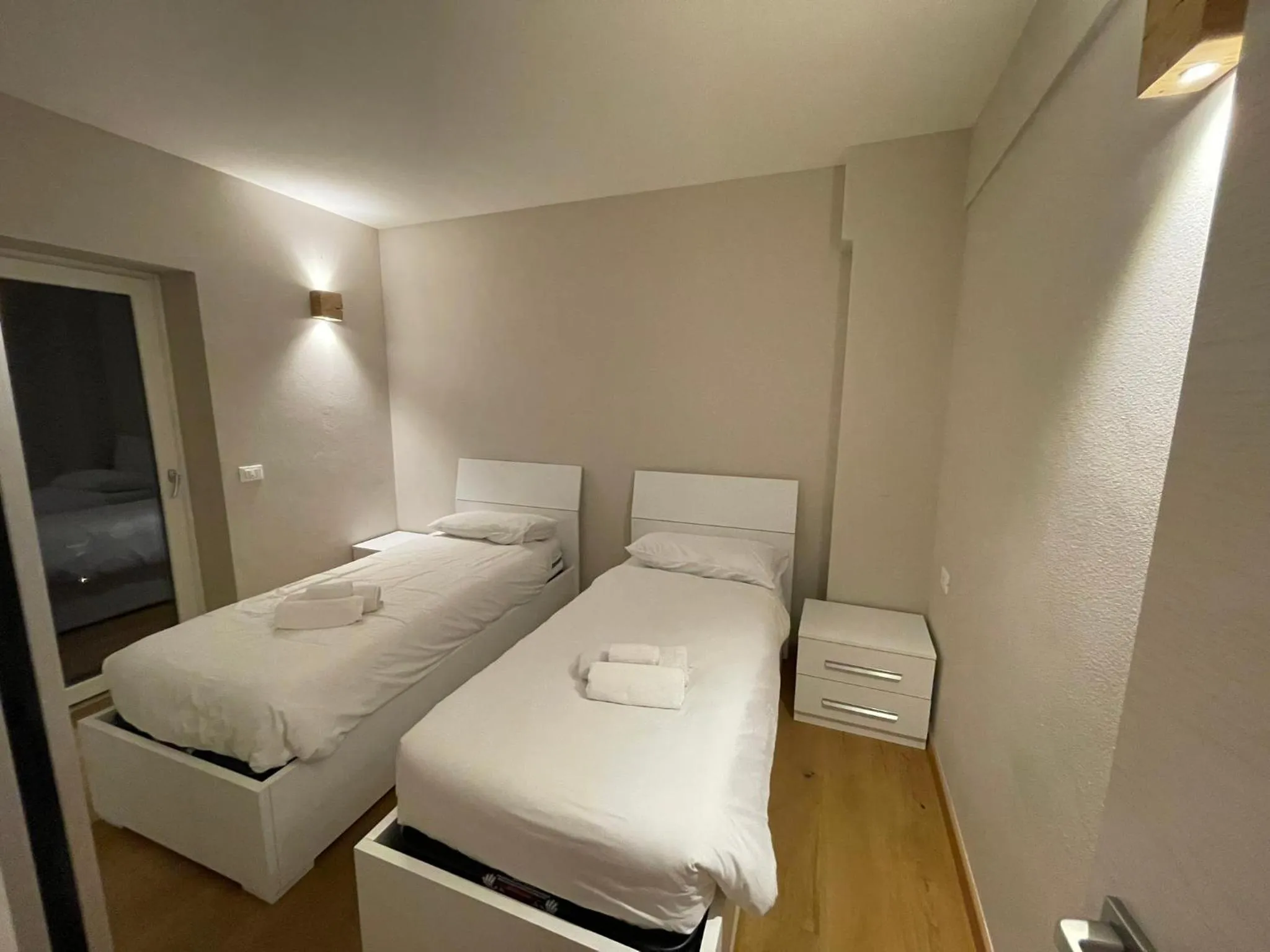 Bed in SnowLake Suite & Apartment