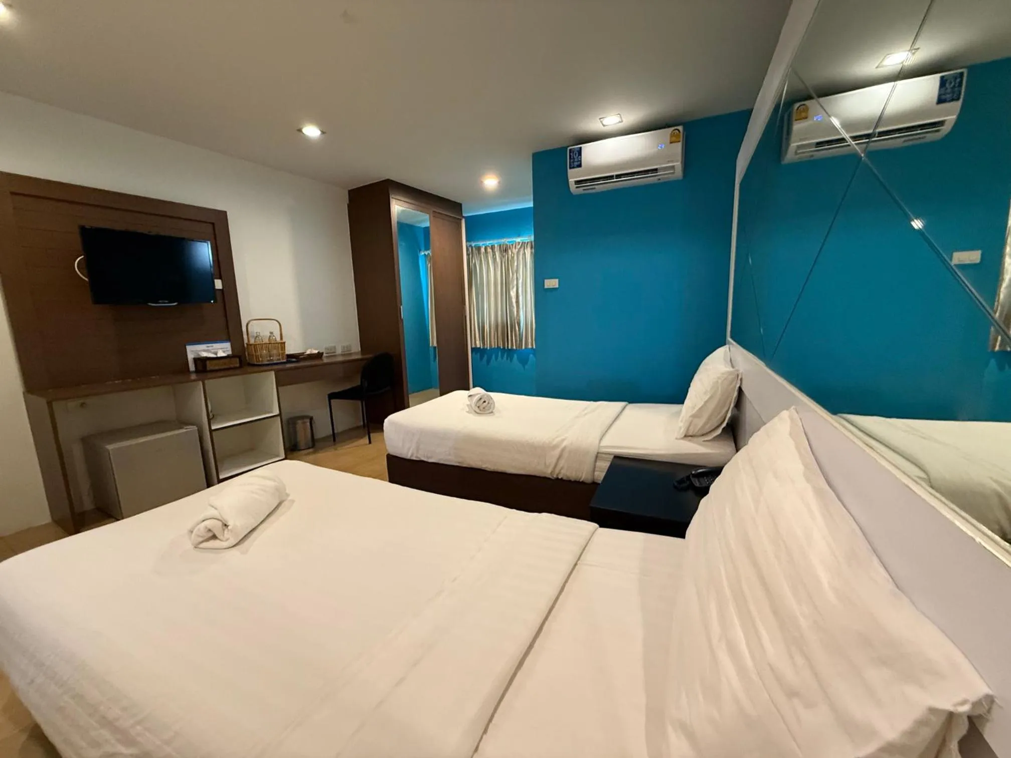 Bed in Bed By Cruise Hotel At Samakkhi-Tivanont