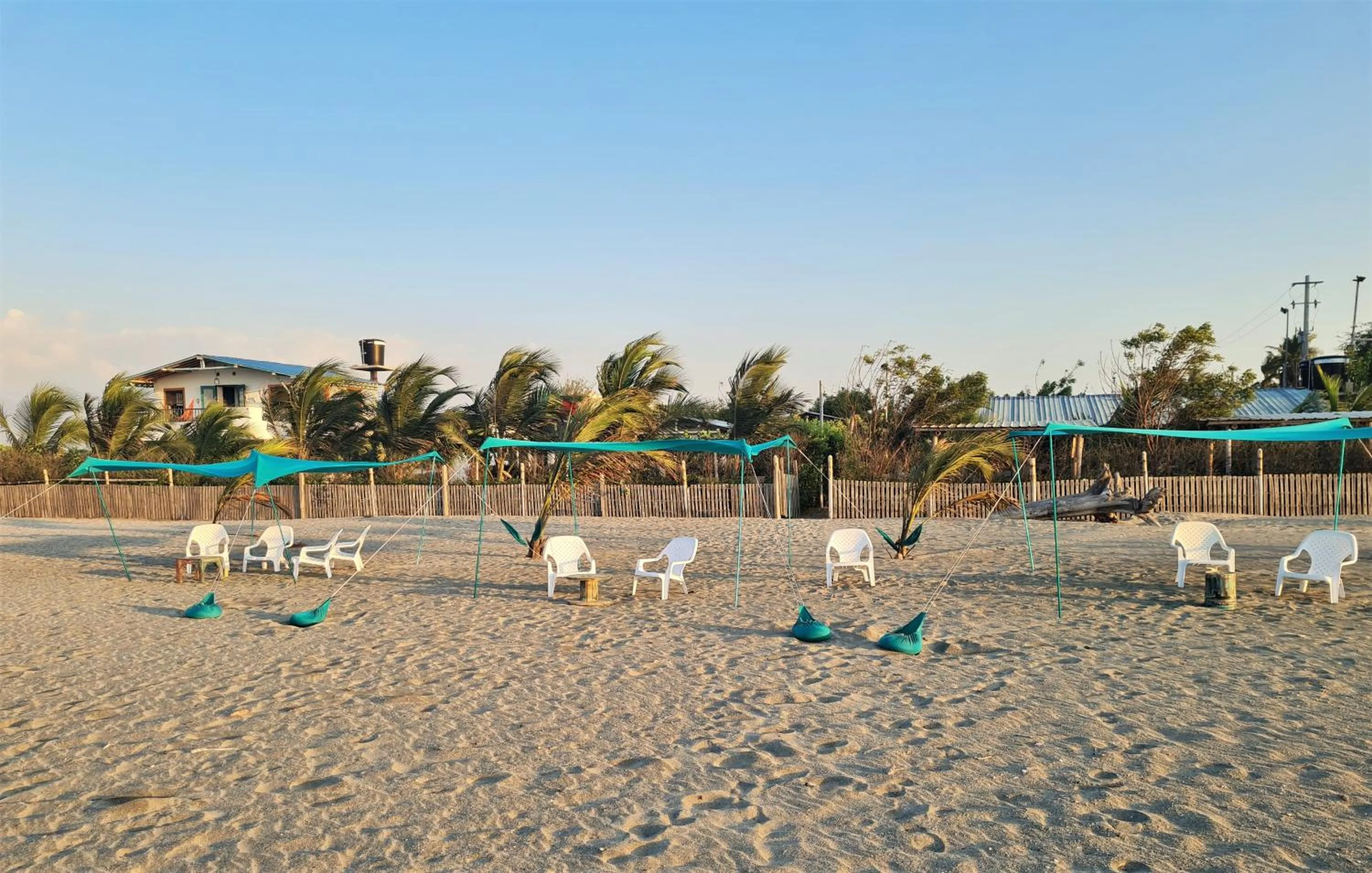 Beach in Eco-Hotel Chevere Beach