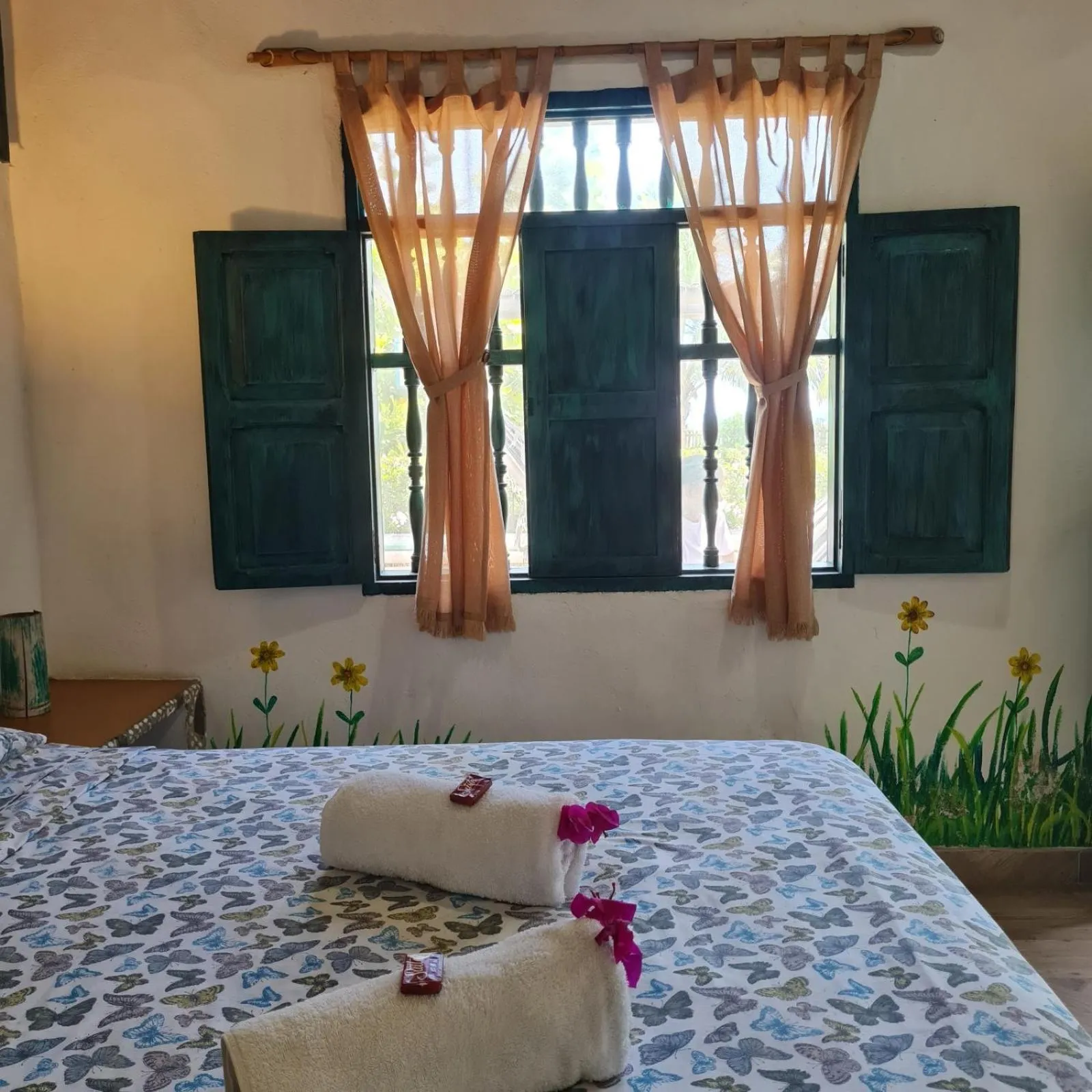 Bed in Eco-Hotel Chevere Beach