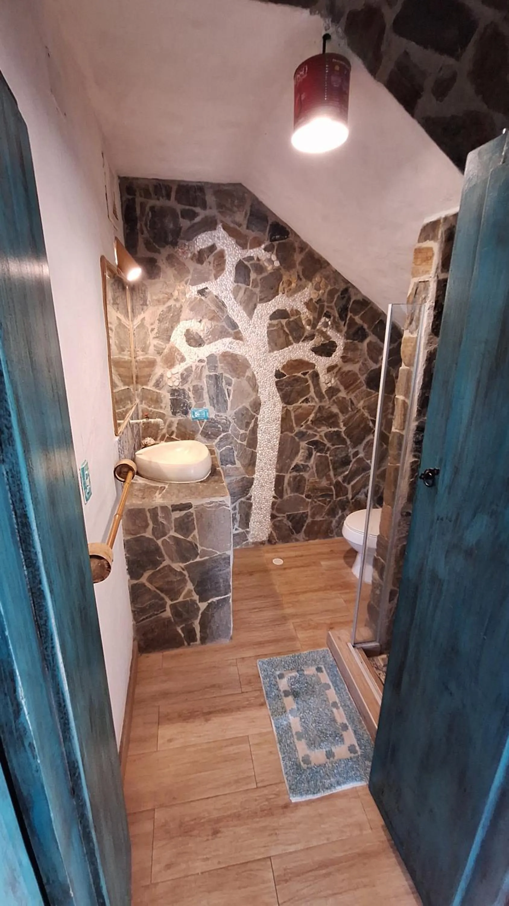 Bathroom in Eco-Hotel Chevere Beach