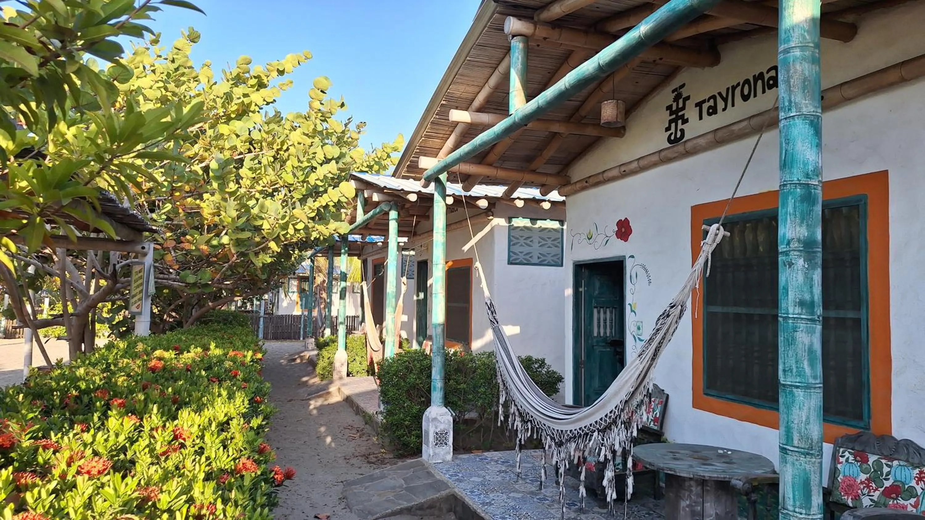 Garden in Eco-Hotel Chevere Beach