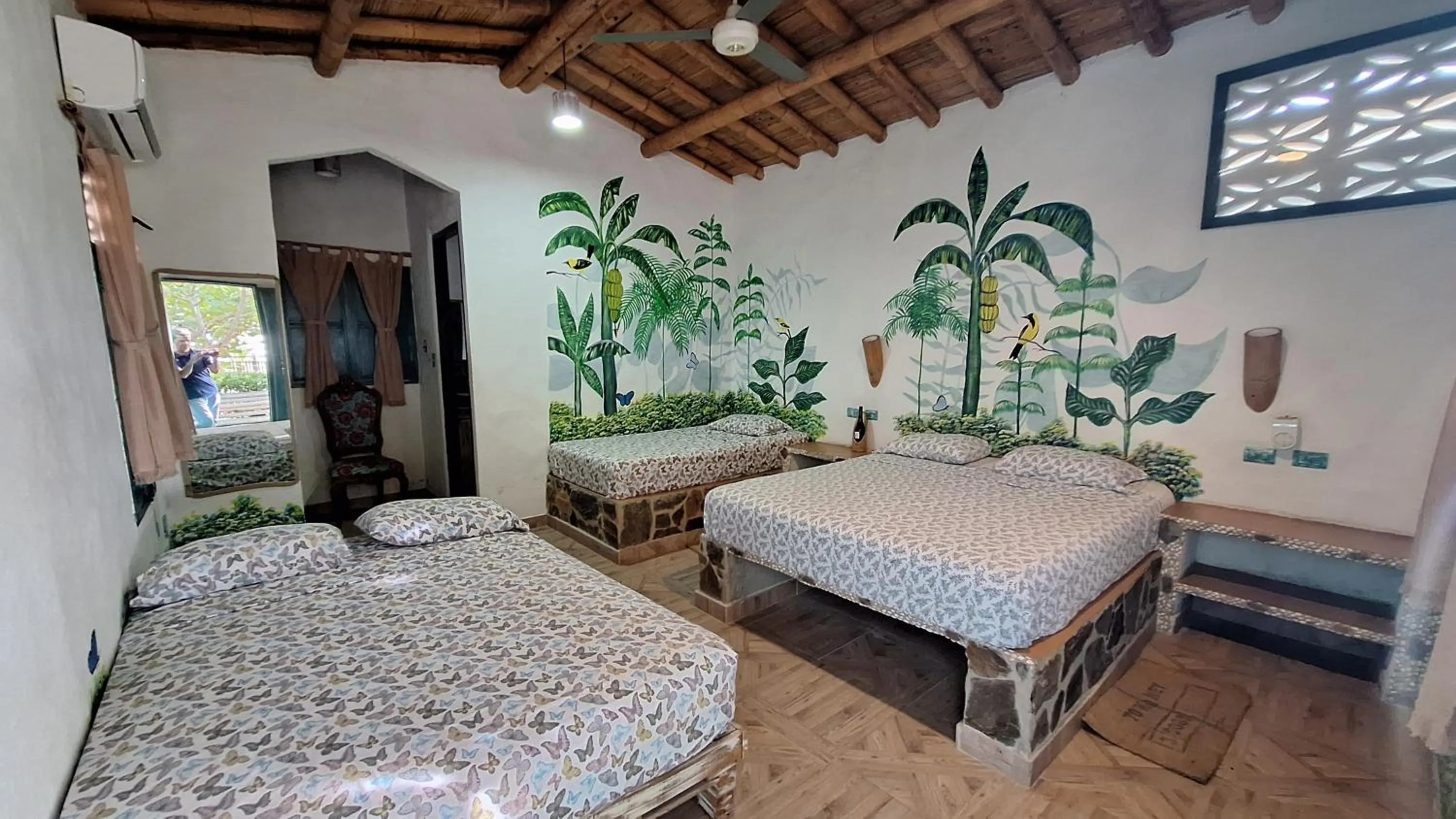 Bedroom, Bed in Eco-Hotel Chevere Beach