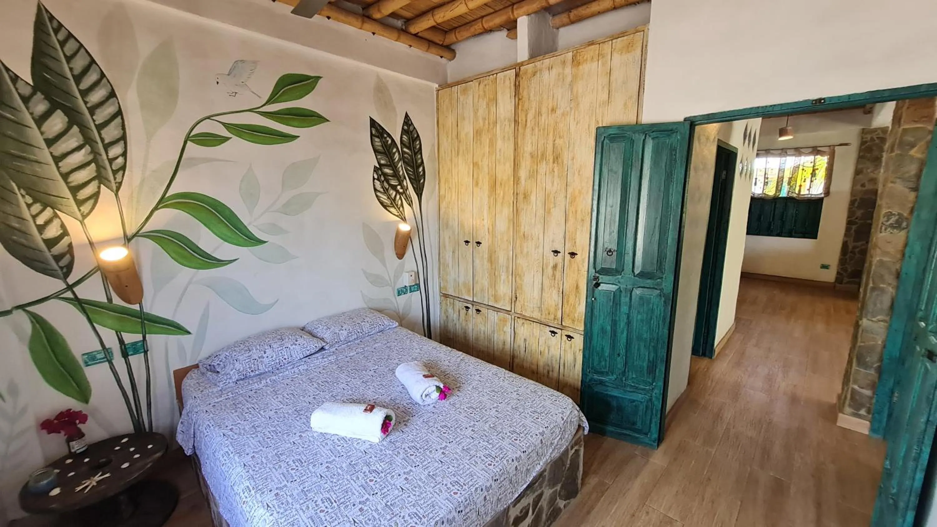 Bed in Eco-Hotel Chevere Beach