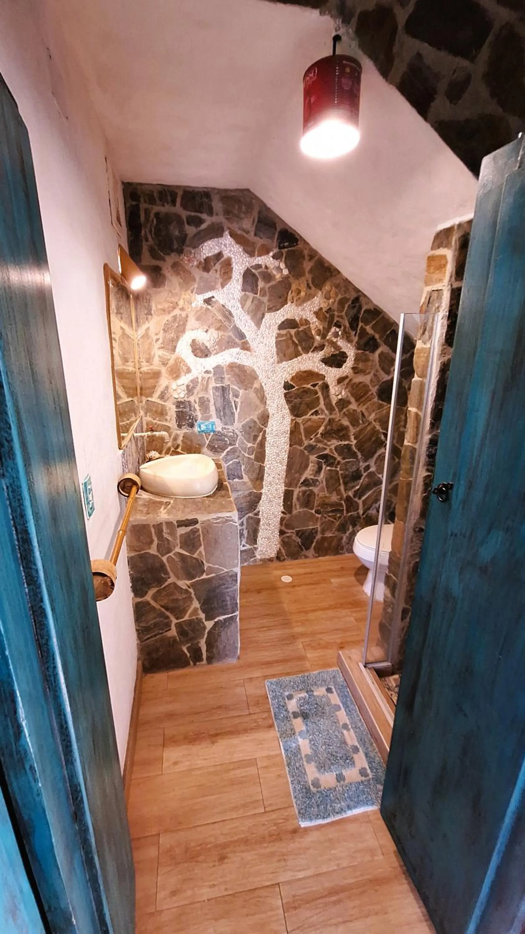 Bathroom in Eco-Hotel Chevere Beach