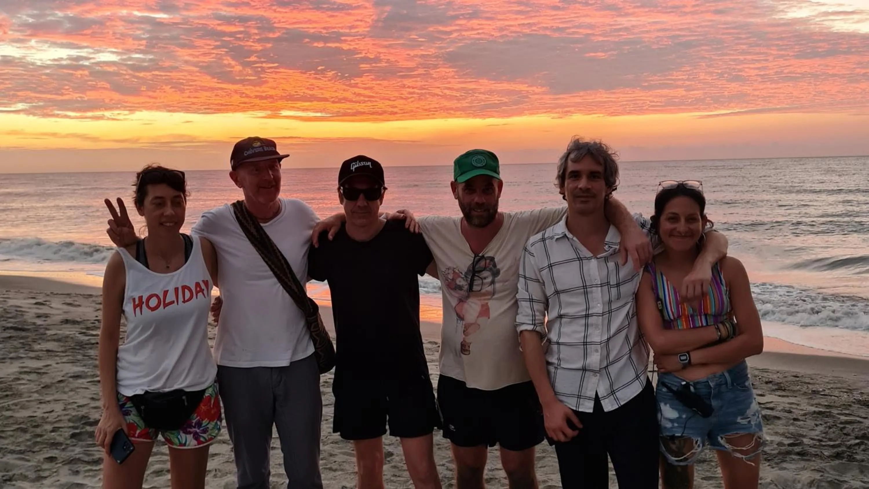 group of guests in Eco-Hotel Chevere Beach