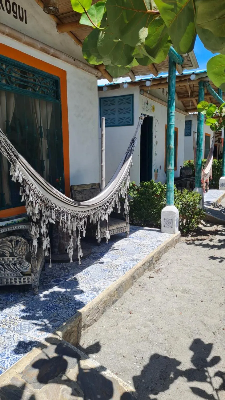Balcony/Terrace in Eco-Hotel Chevere Beach