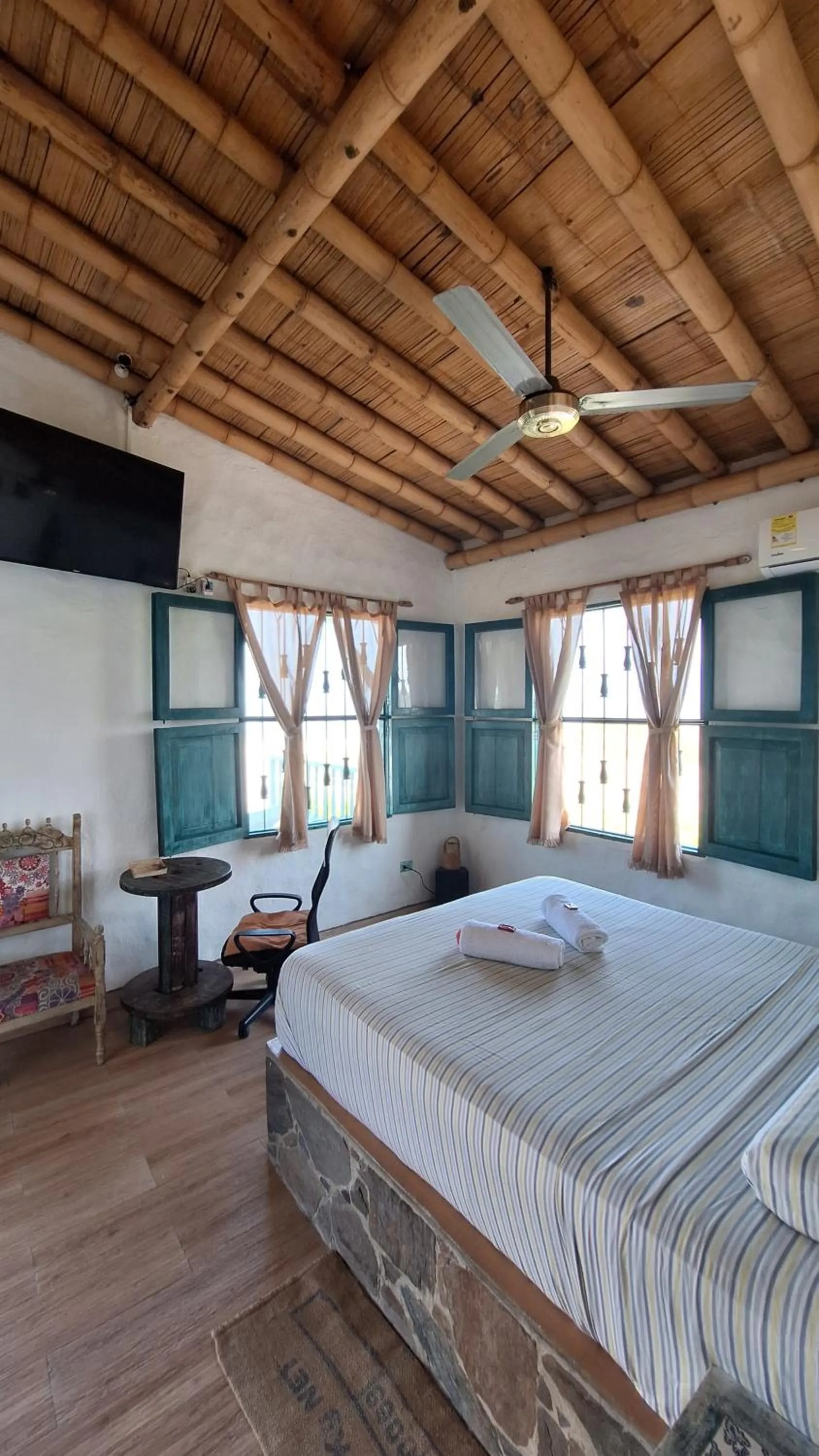 Bed in Eco-Hotel Chevere Beach