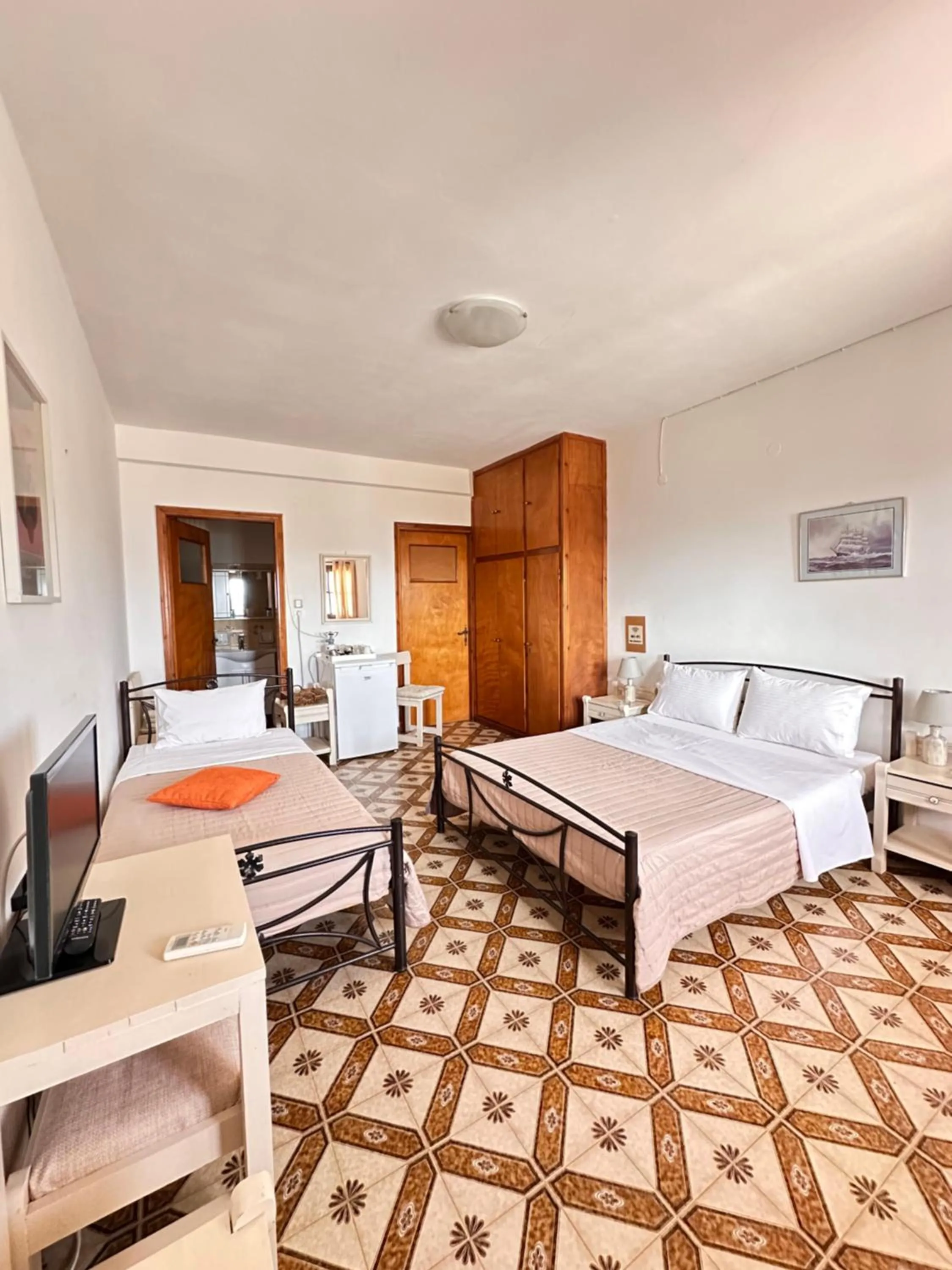 Bed in Villa Diamanti